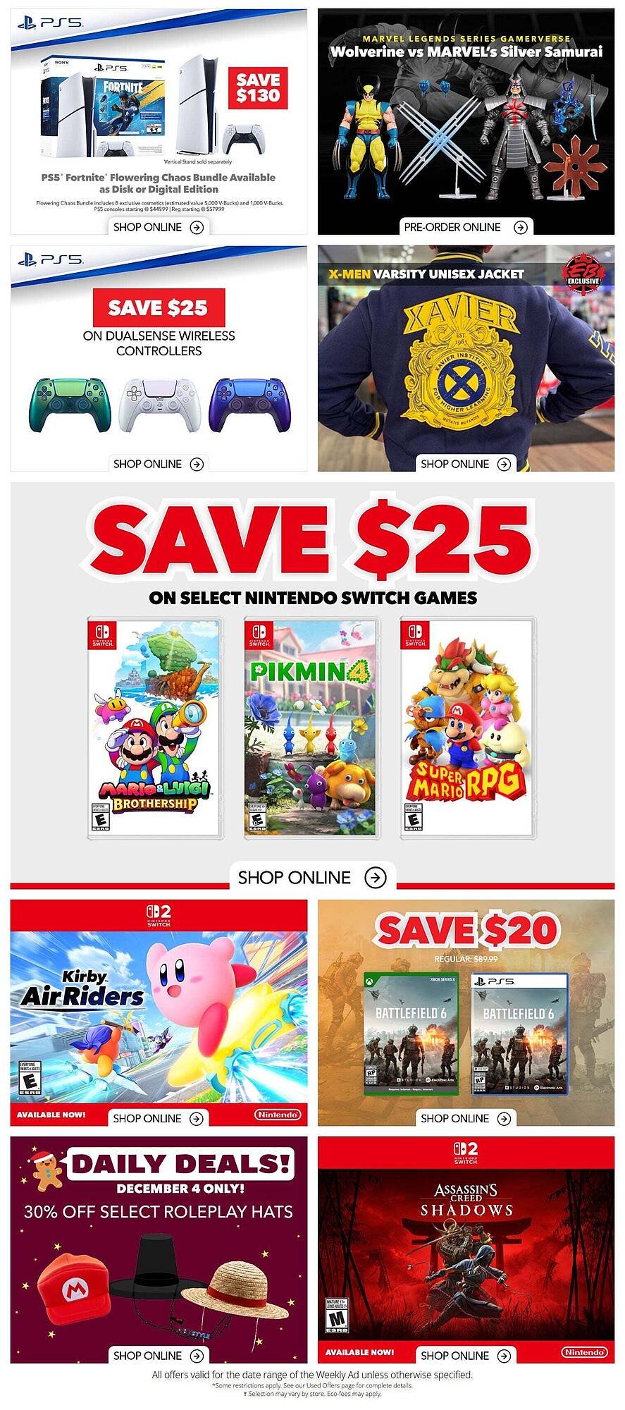 GameStop flyer (2025-12-04 - 2025-12-11) | 2