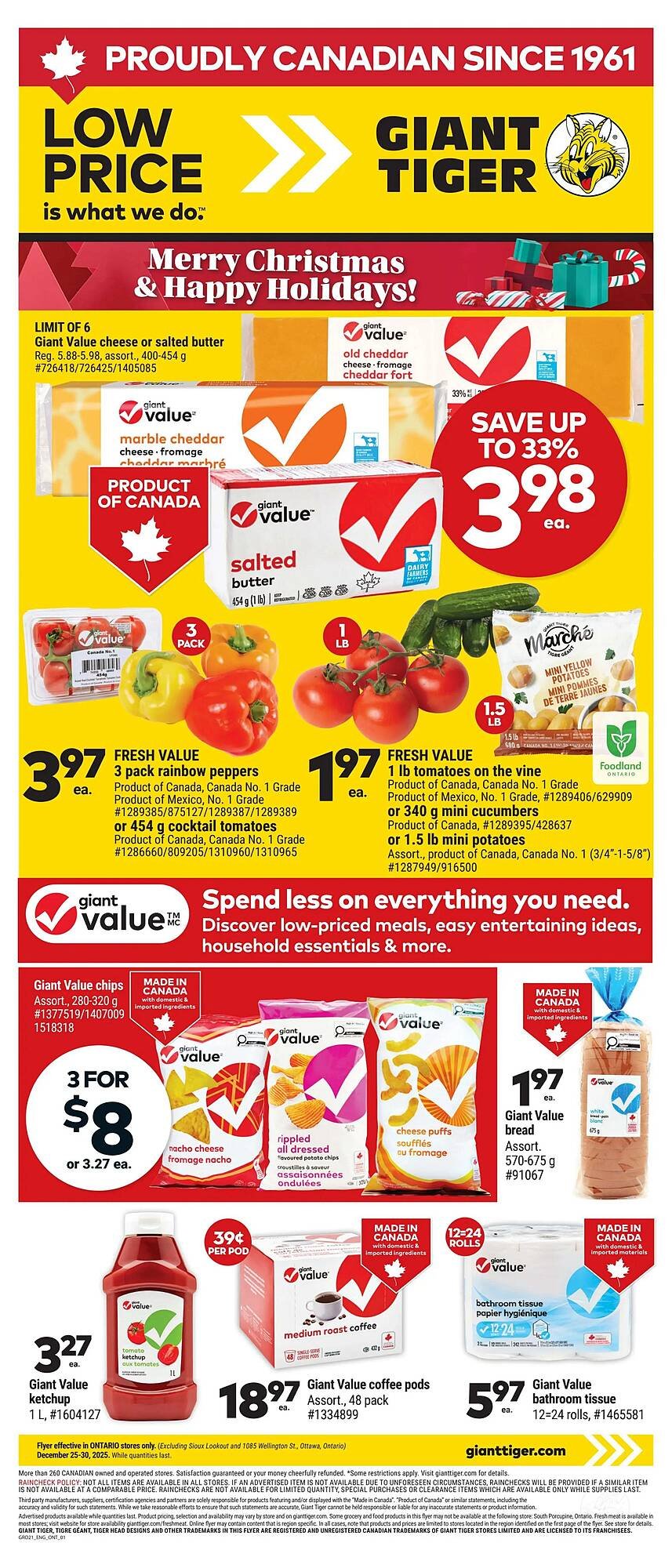Giant Tiger flyer (2025-12-25 - 2025-12-30) | 1