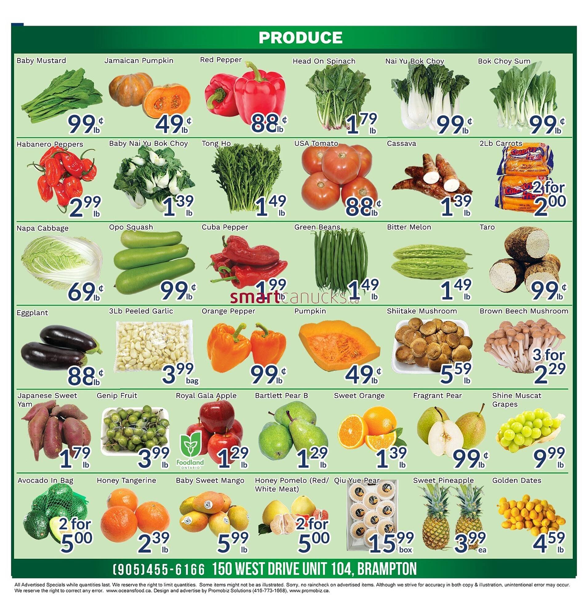 Oceans Fresh Food Market flyer