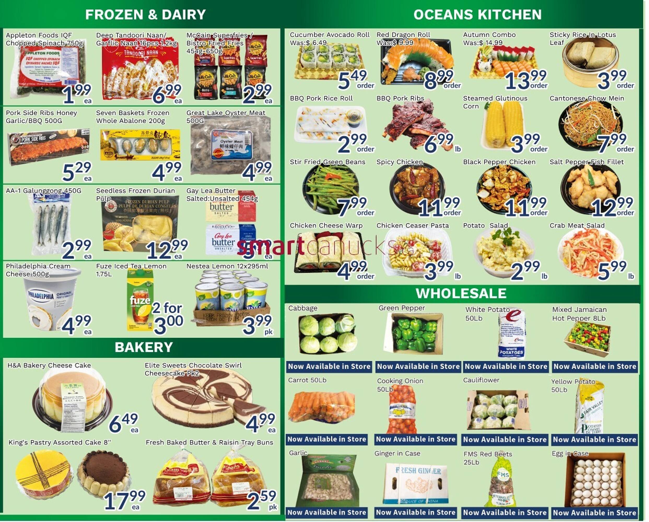 Oceans Fresh Food Market flyer