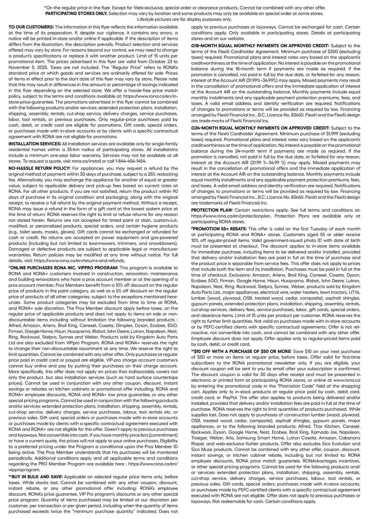 RONA flyer (2025-10-23 - 2025-10-30) | 22