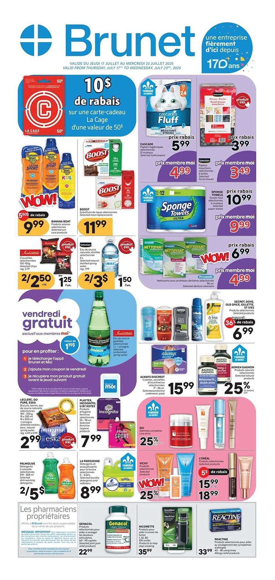 Brunet flyer (2025-07-17 - 2025-07-23) | 1