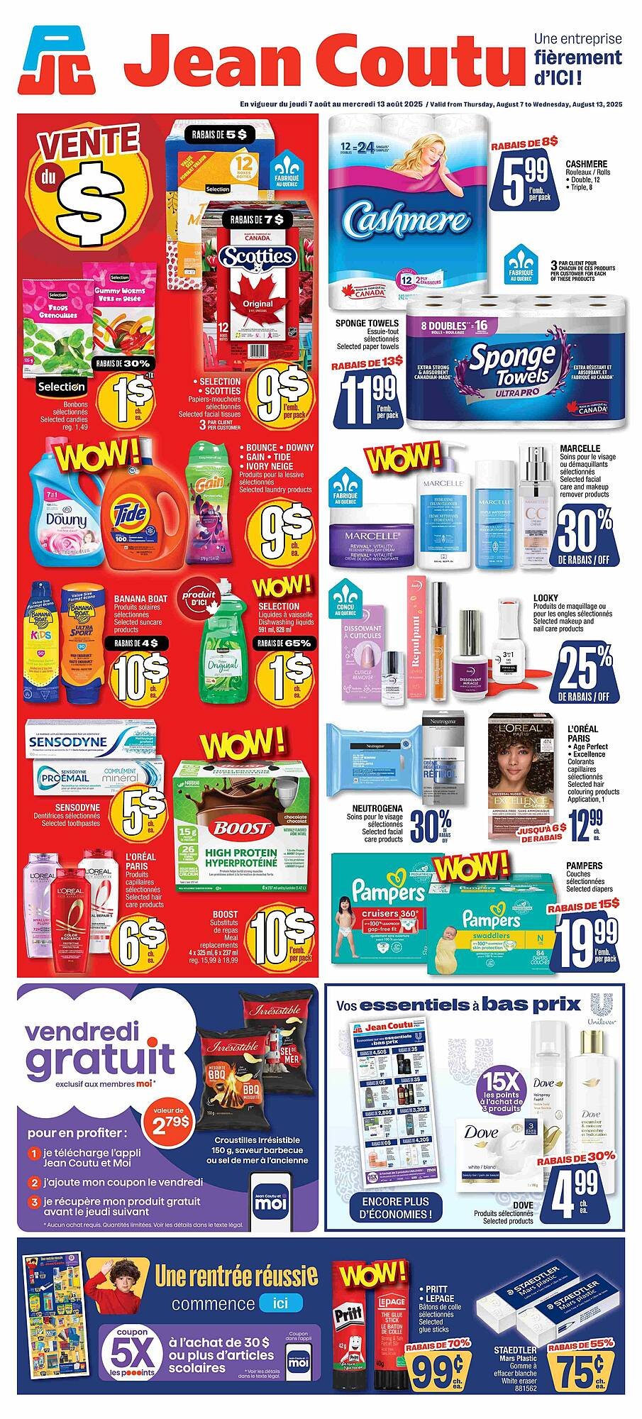 Jean Coutu flyer (2025-08-07 - 2025-08-13) | 1