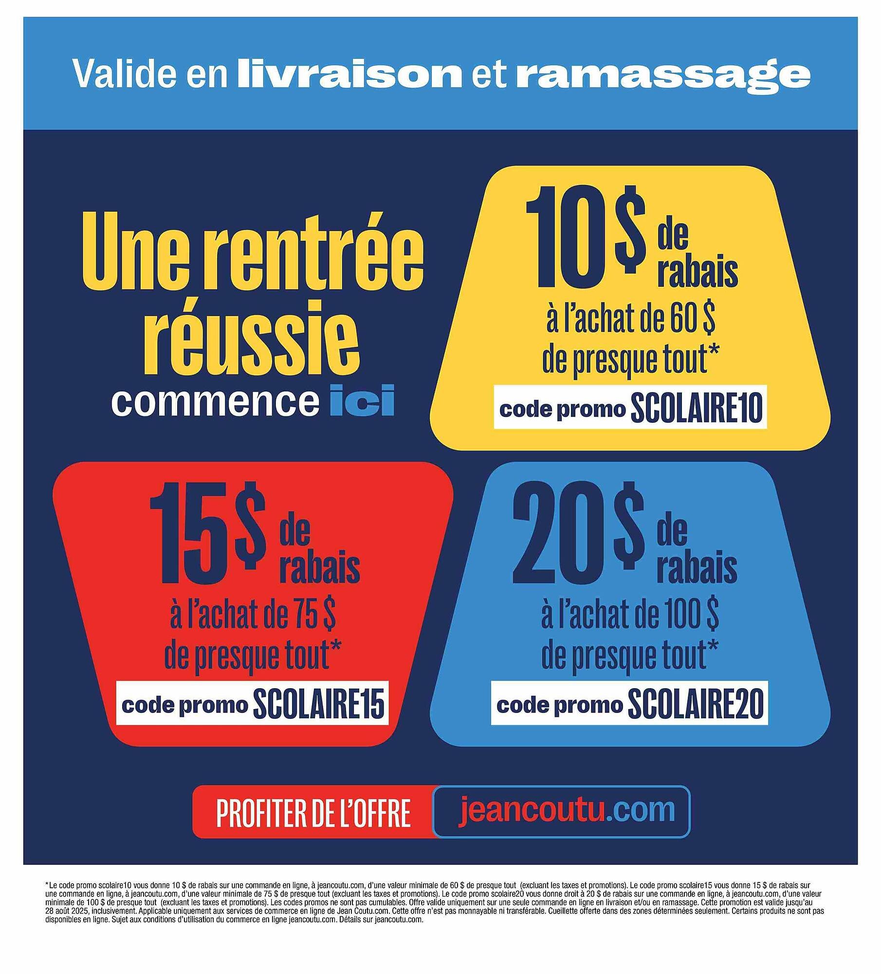 Jean Coutu flyer