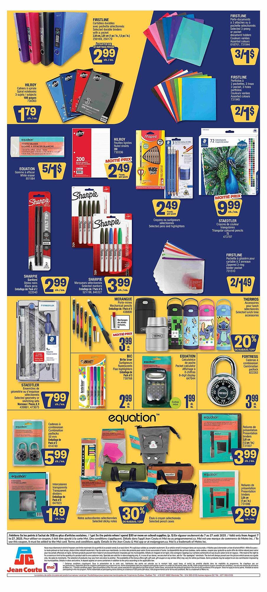 Jean Coutu flyer