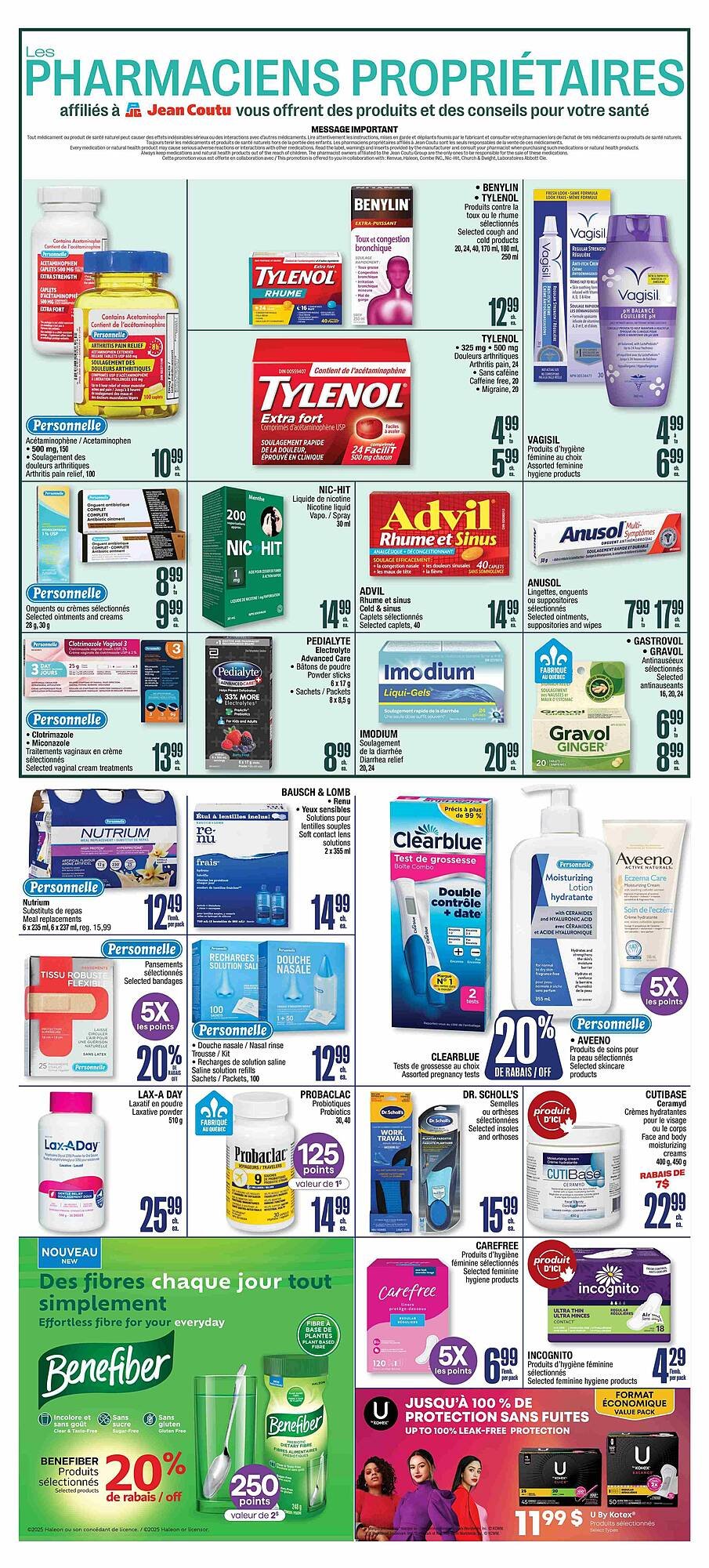 Jean Coutu flyer