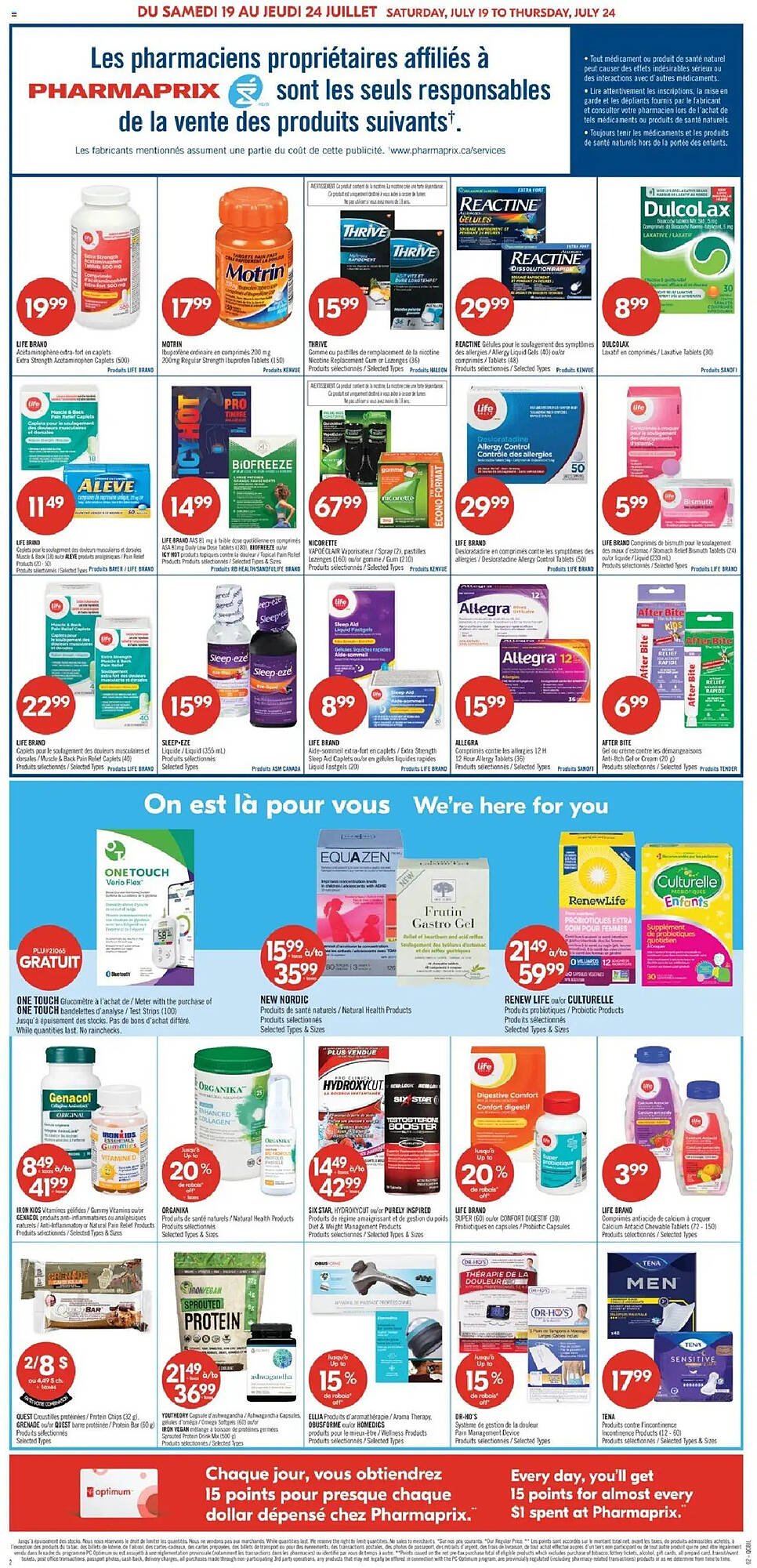 Pharmaprix flyer