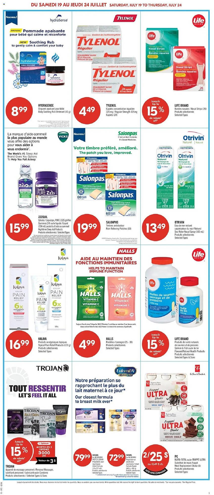 Pharmaprix flyer