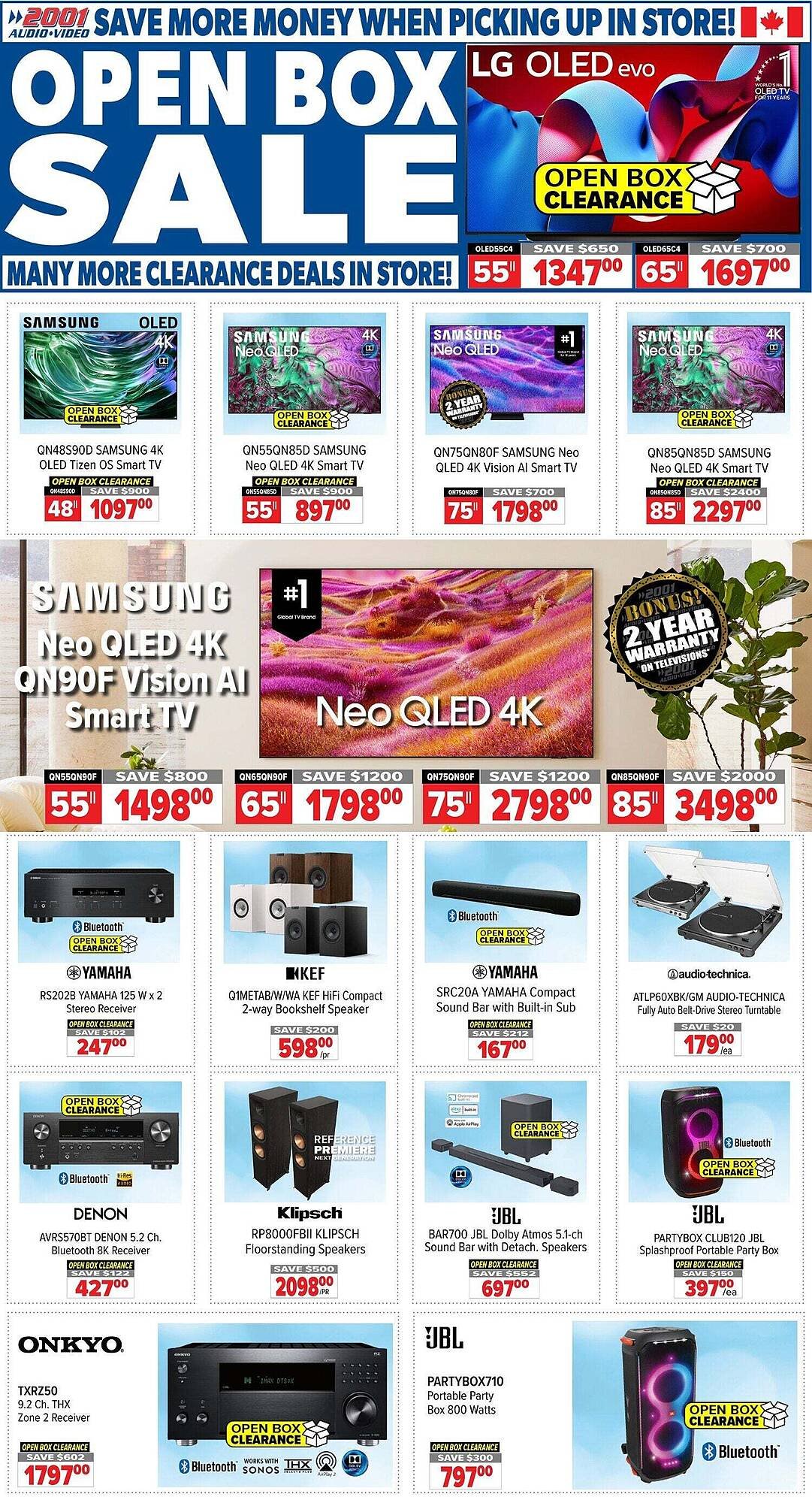 2001 Audio Video flyer (2025-10-24 - 2025-10-31) | 1
