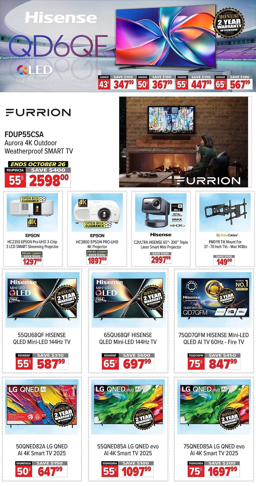 2001 Audio Video flyer (2025-10-24 - 2025-10-31) | 2