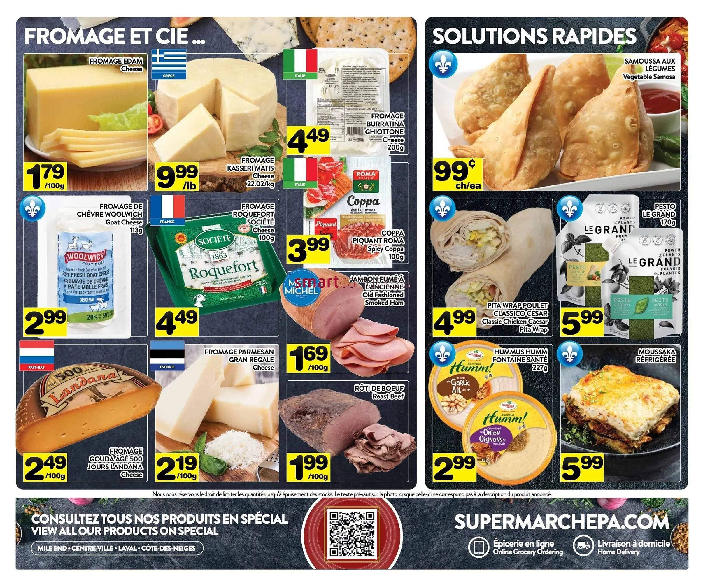 Supermarché PA flyer