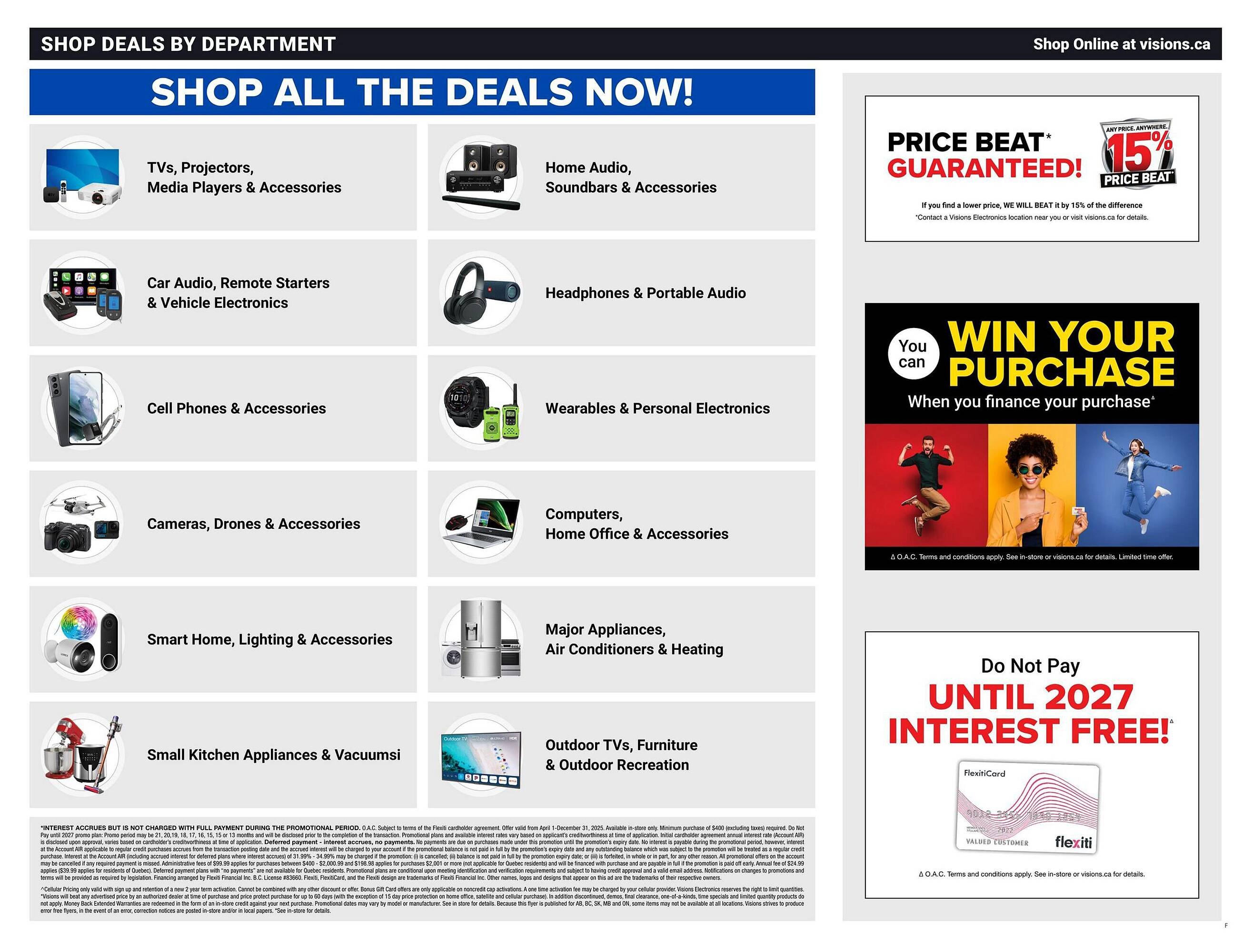 Visions Electronics flyer