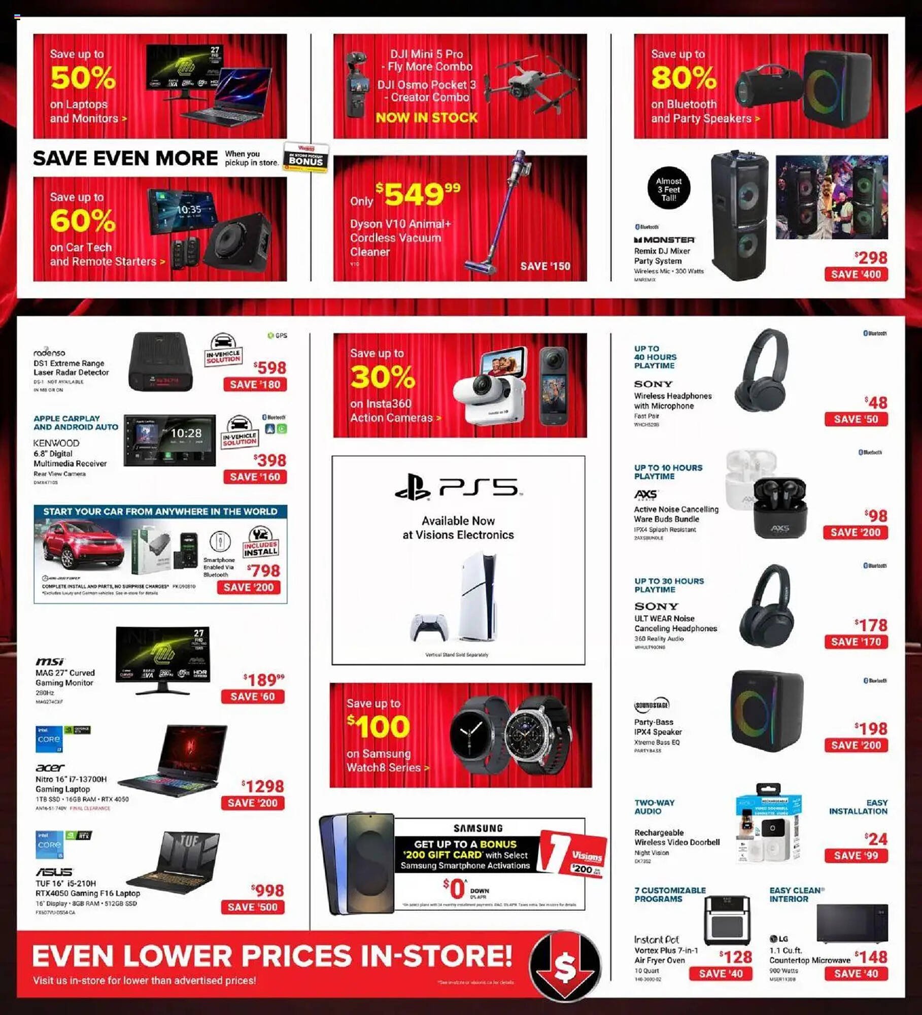 Visions Electronics flyer