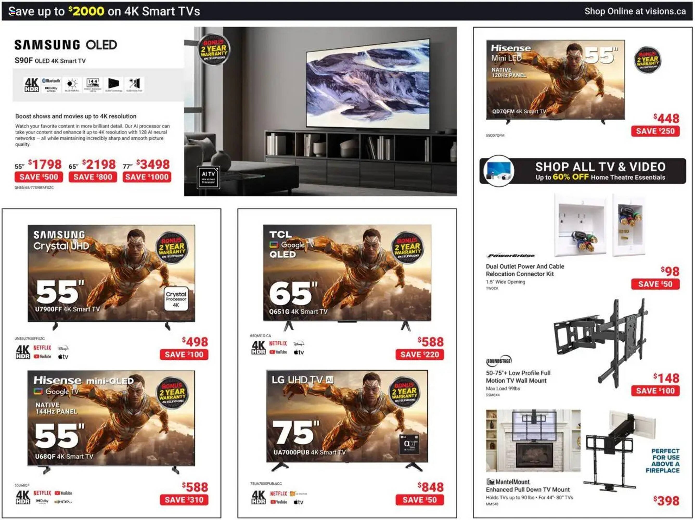 Visions Electronics flyer