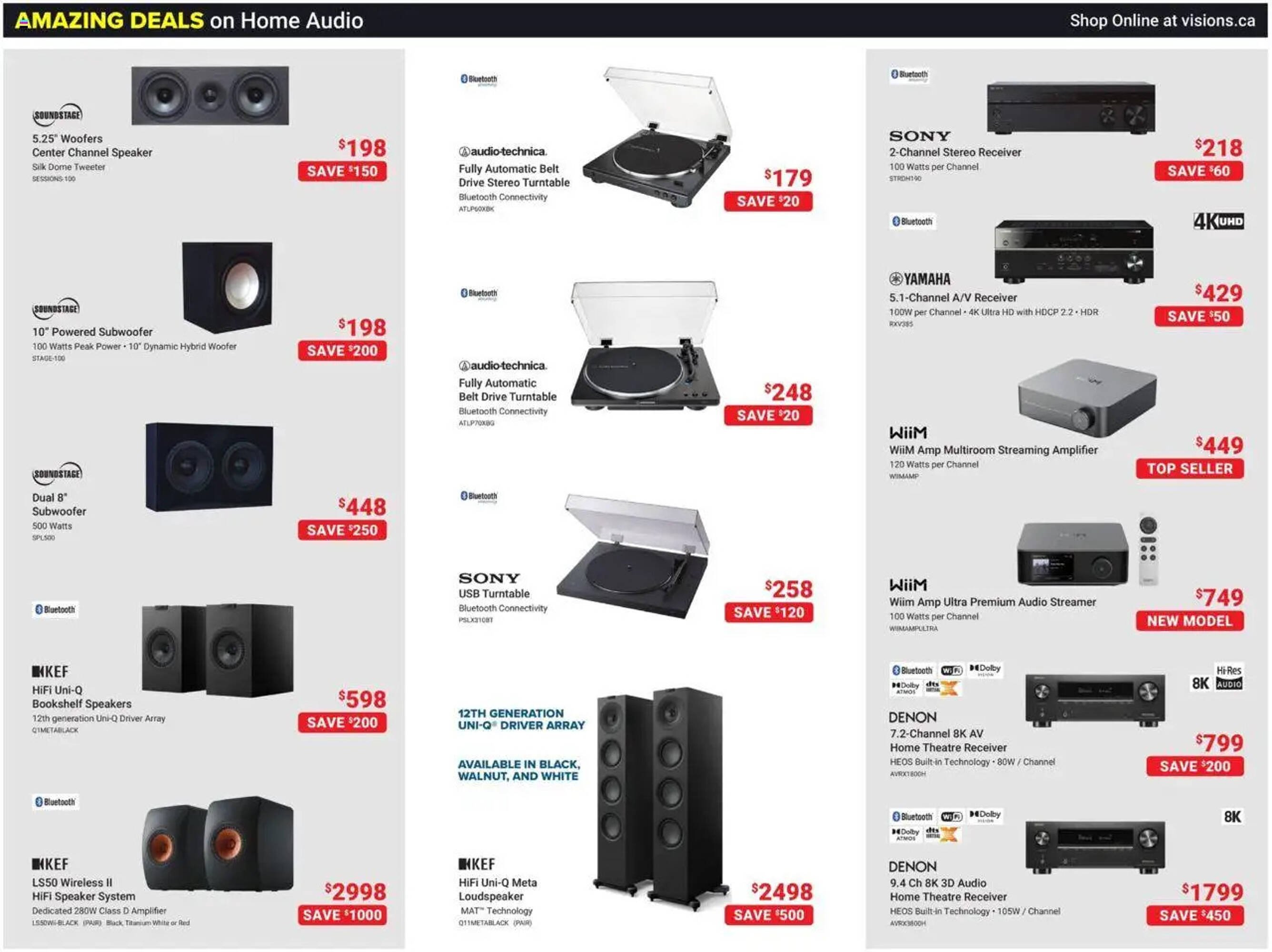 Visions Electronics flyer