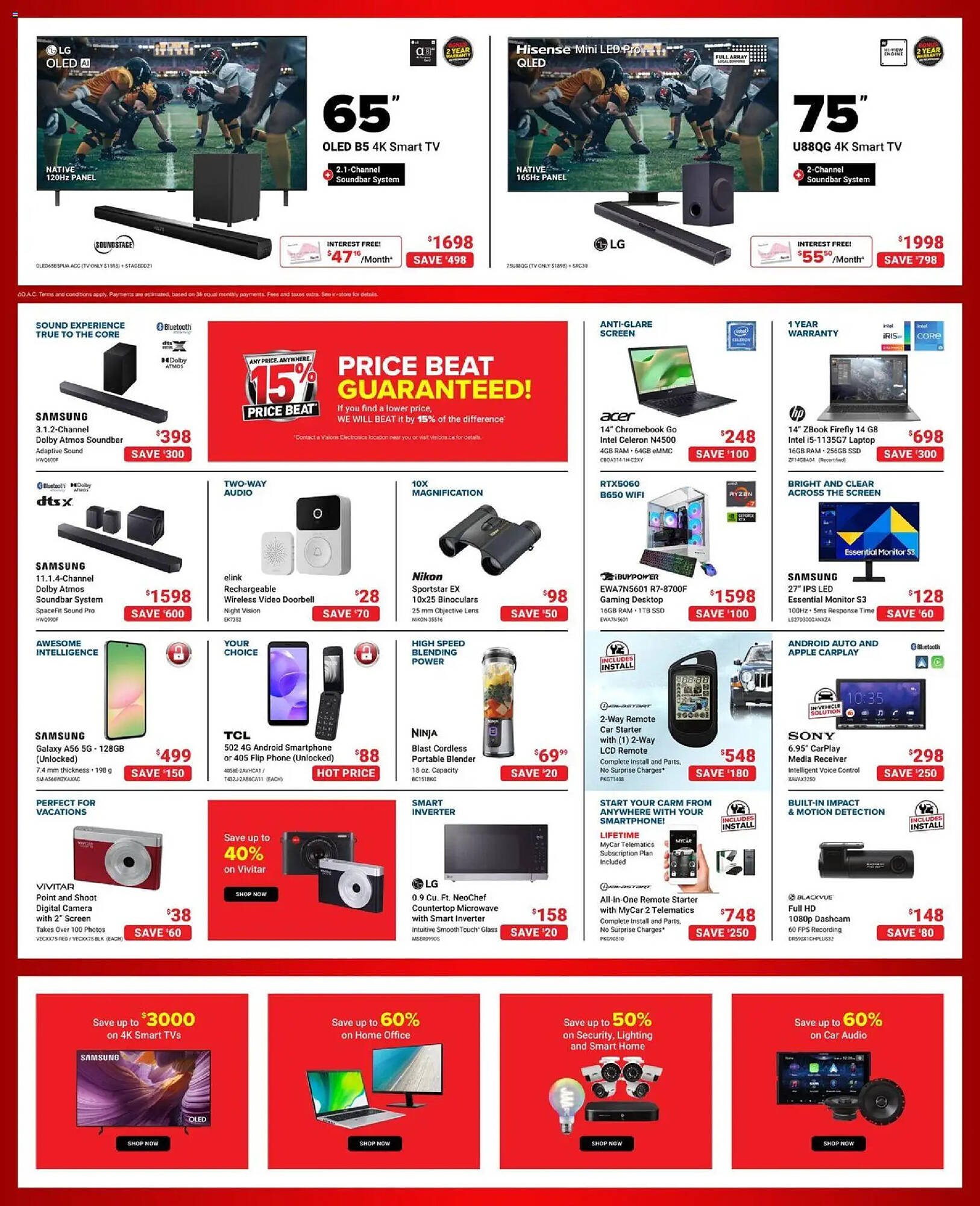 Visions Electronics flyer