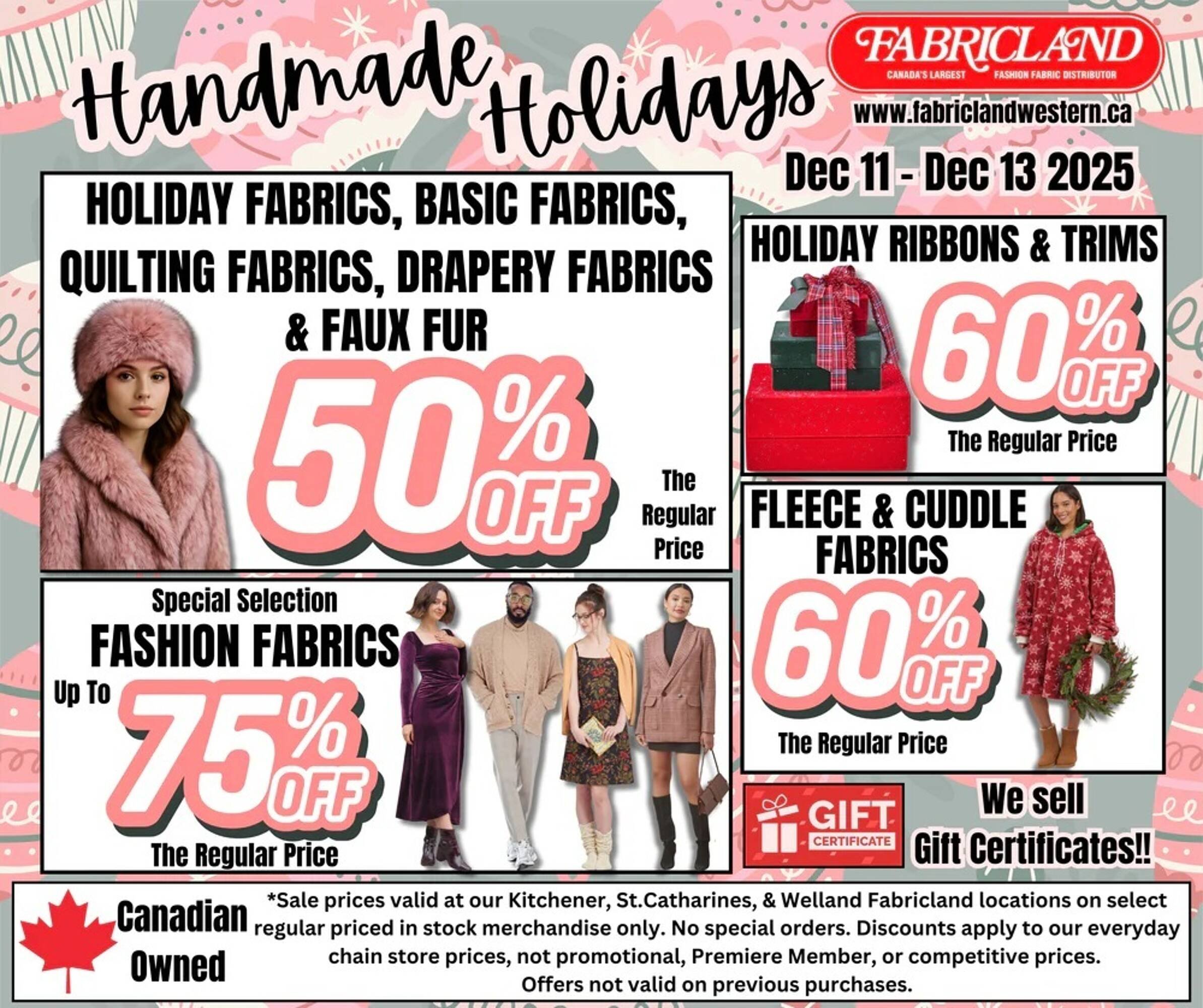 Fabricland flyer (2025-12-11 - 2025-12-13) | 1