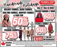 Fabricland flyer (2025-12-11 - 2025-12-13)