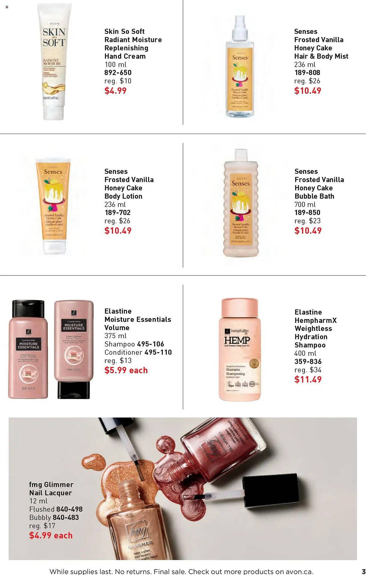 AVON flyer