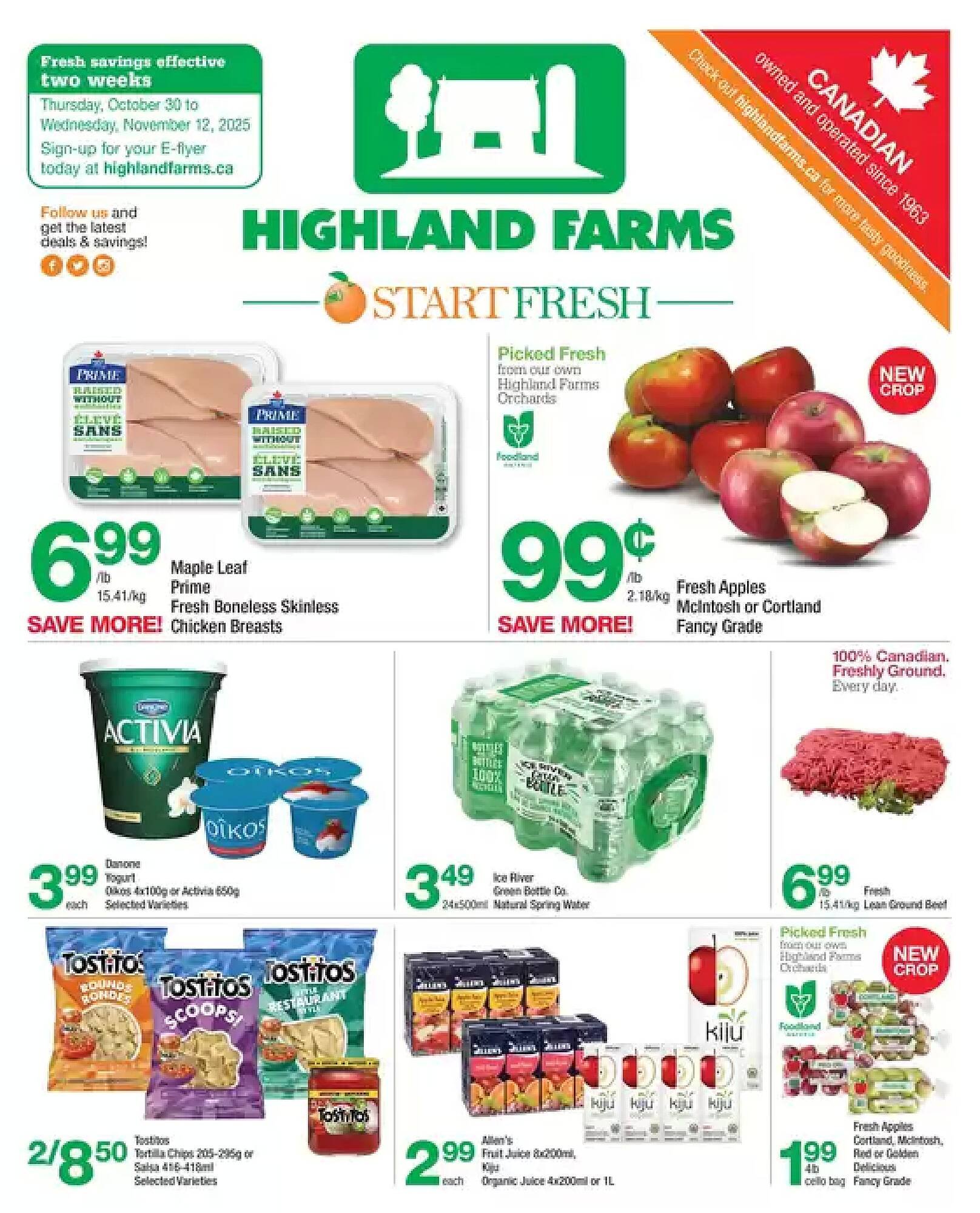 Highland Farms flyer (2025-11-11 - 2025-11-12) | 1