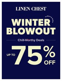 Linen Chest flyer (2026-01-28 - 2026-02-24)
