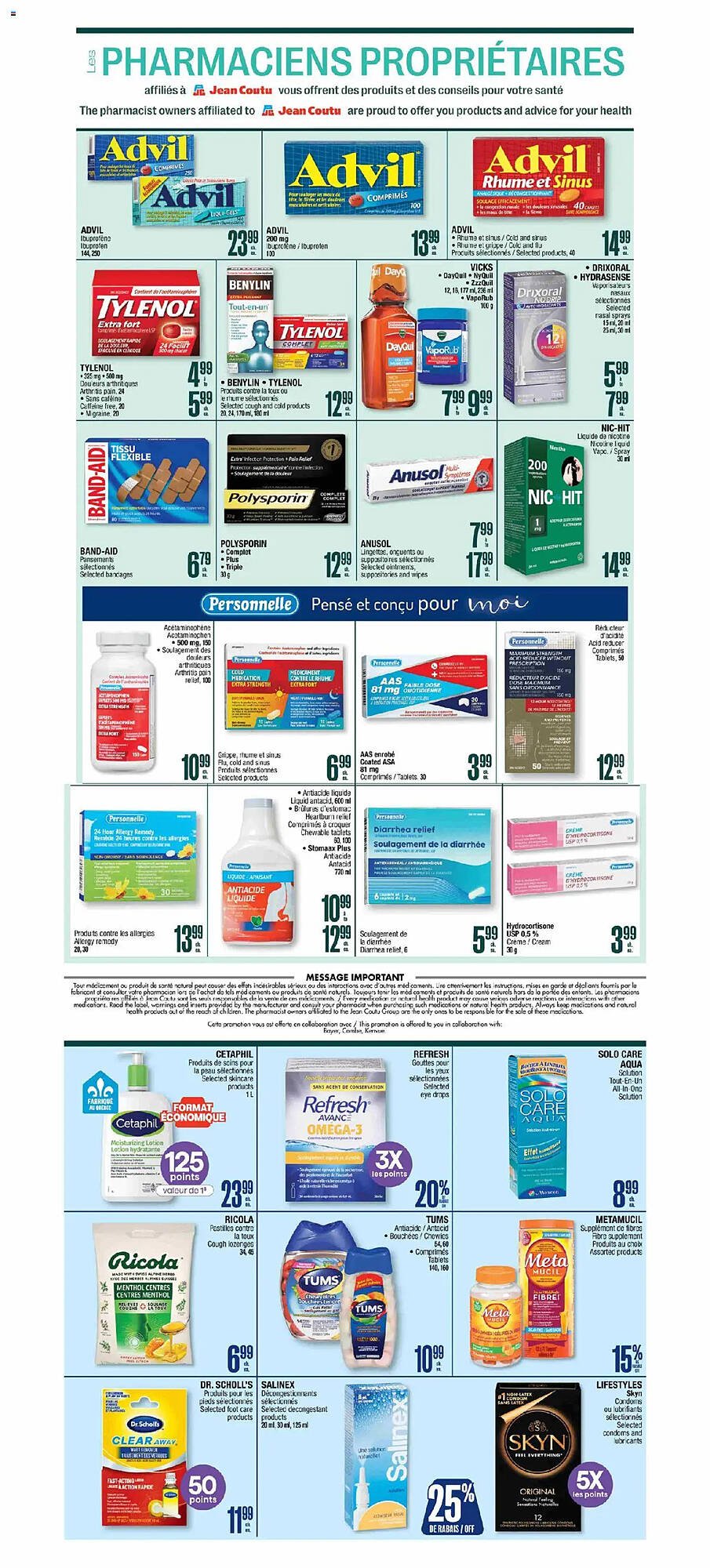 Jean Coutu flyer