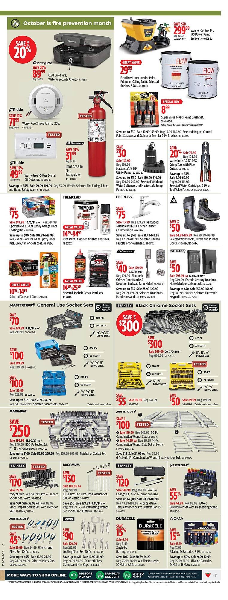 Canadian Tire flyer