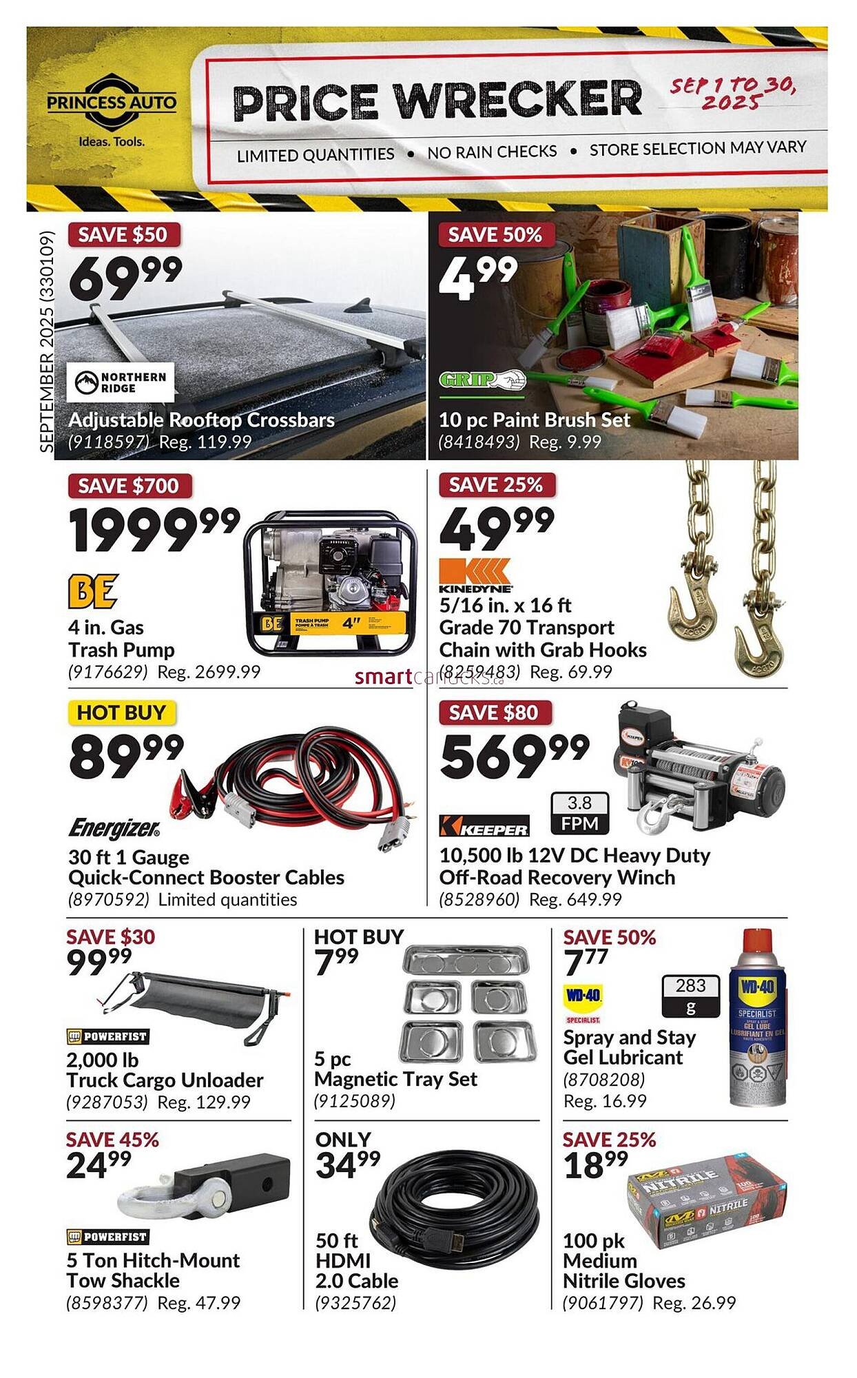 Princess Auto flyer (2025-09-05 - 2025-09-11) | 1