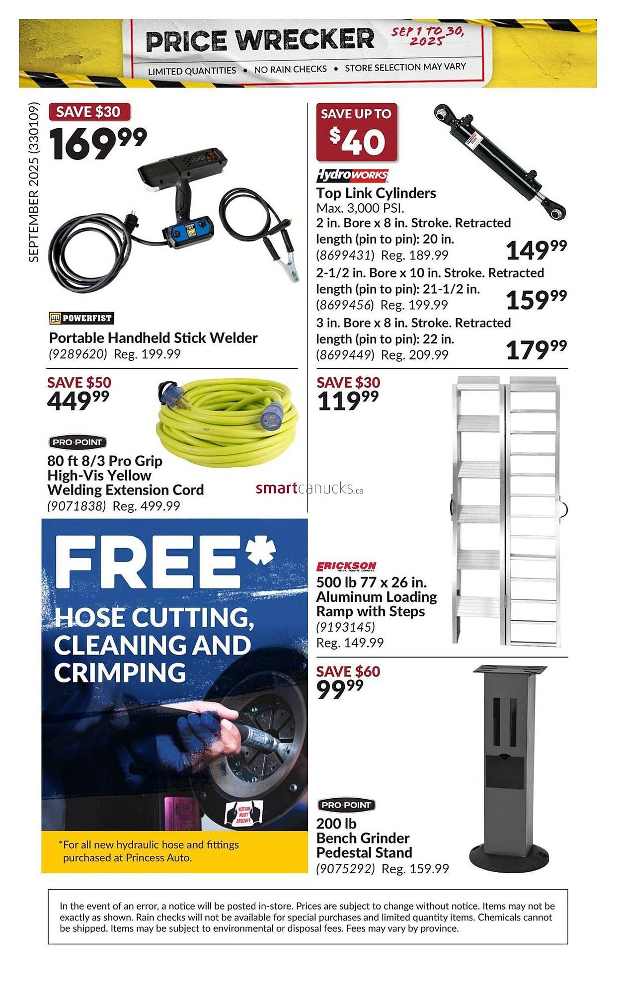Princess Auto flyer