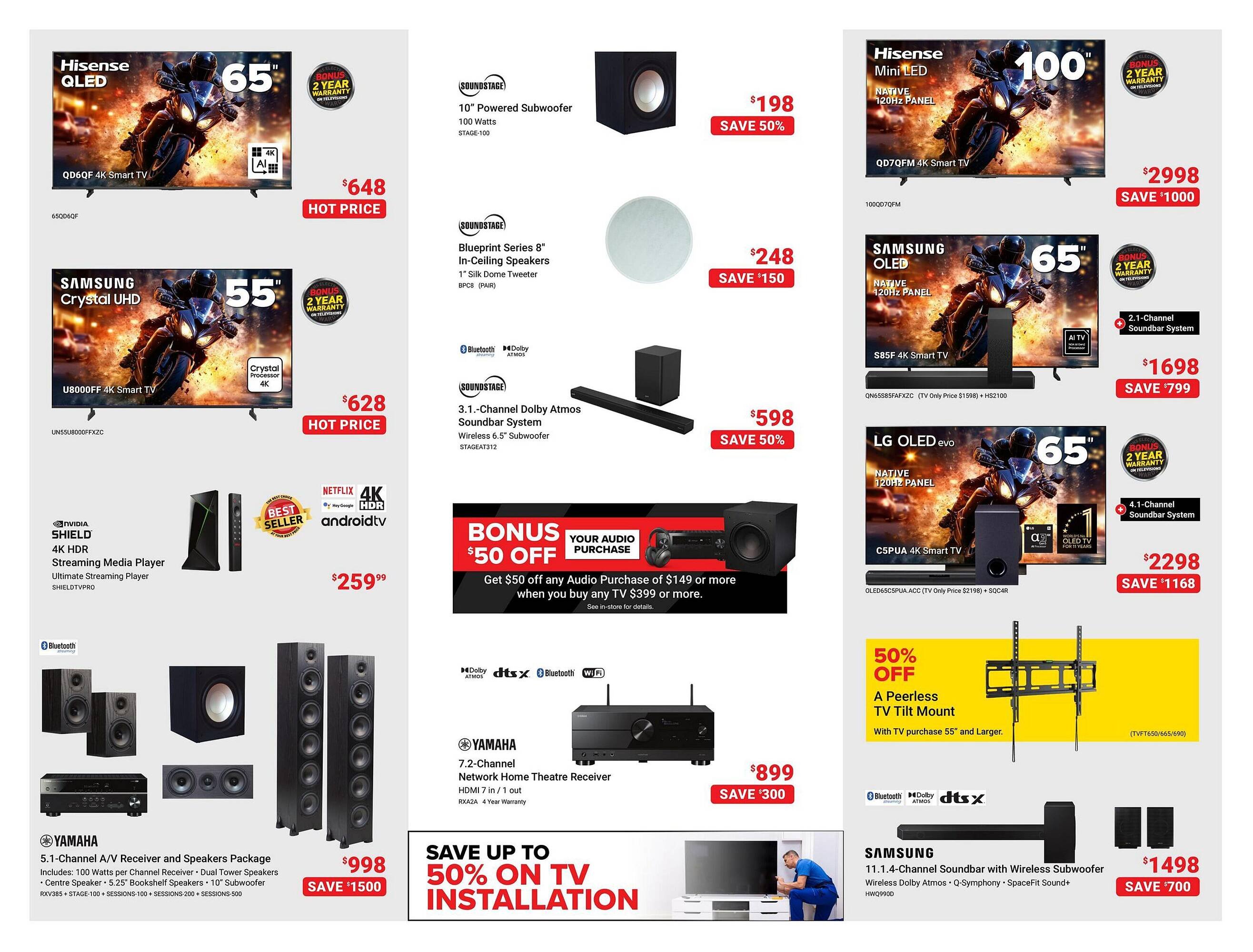 Visions Electronics flyer