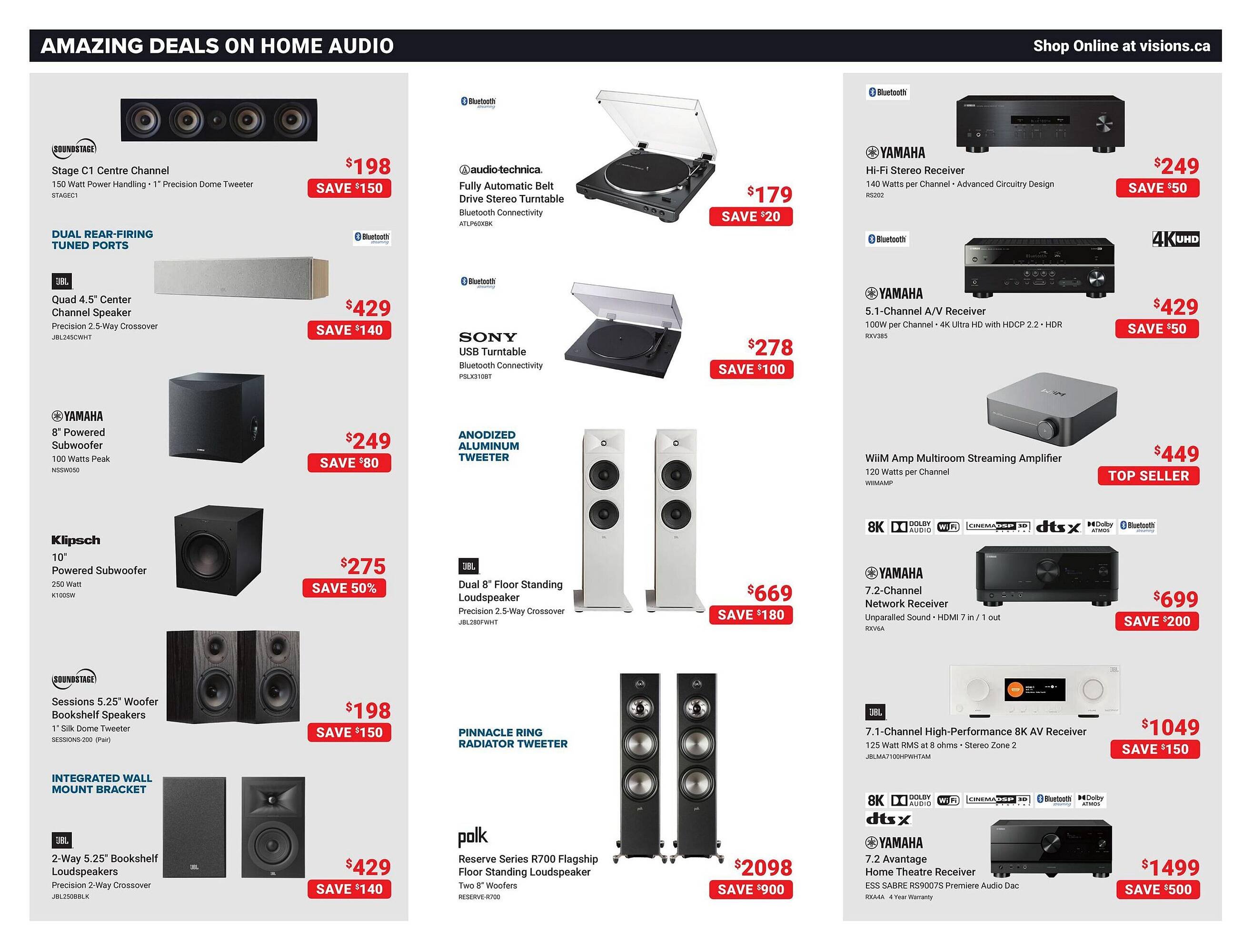 Visions Electronics flyer