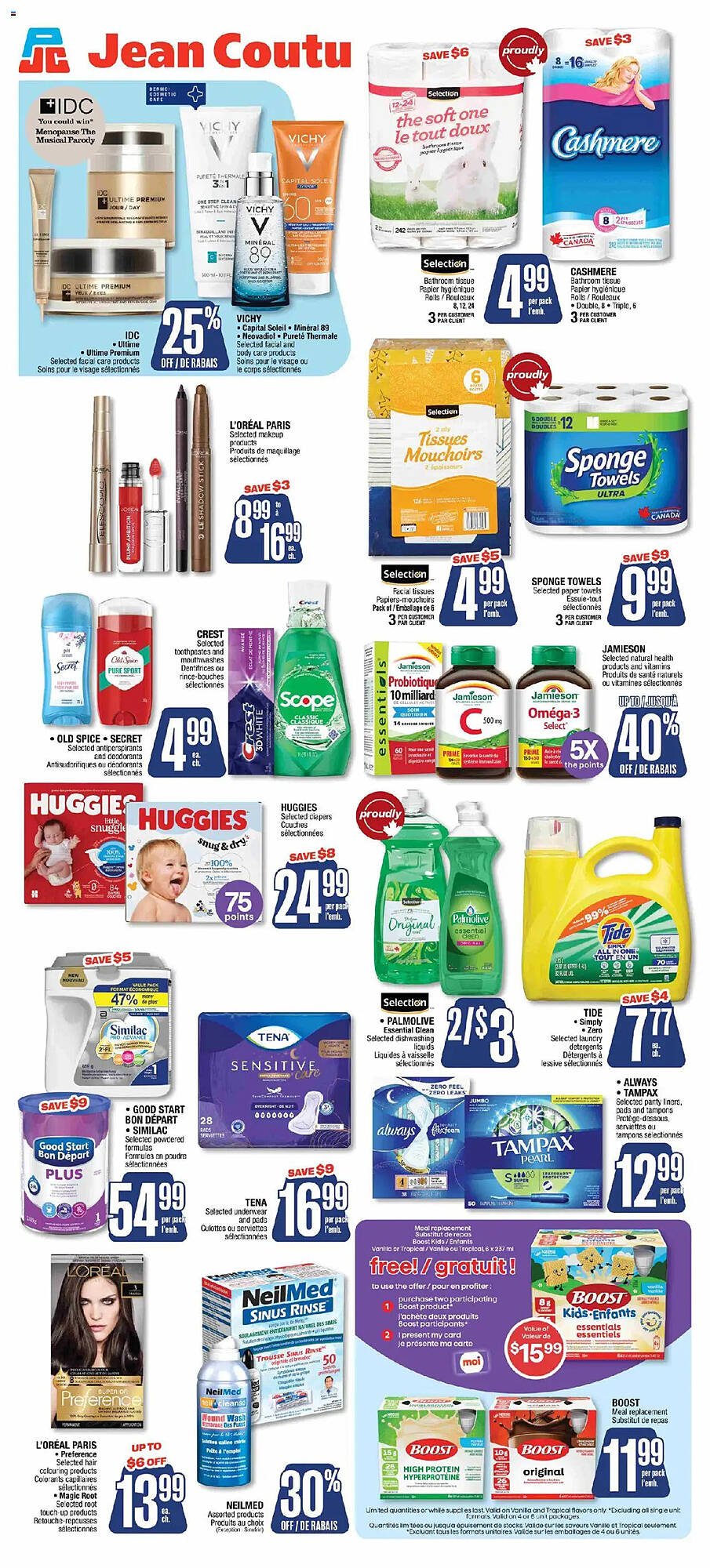 Jean Coutu flyer