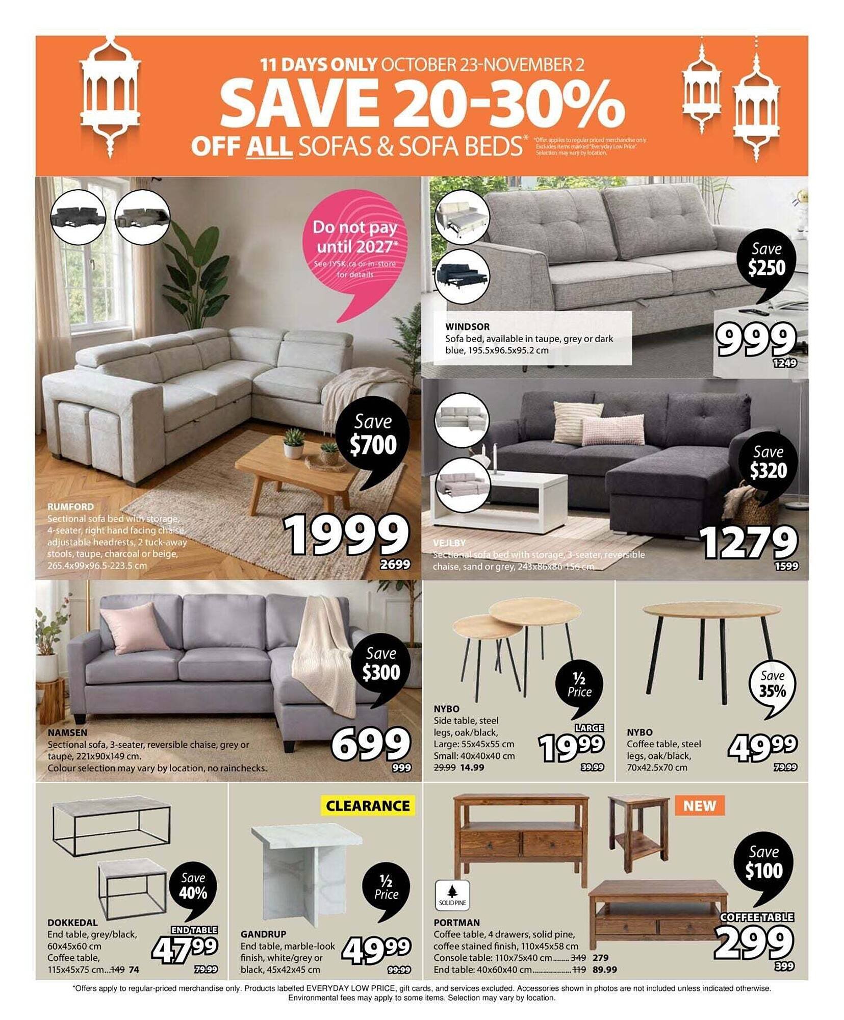 JYSK flyer (2025-10-23 - 2025-11-06) | 3