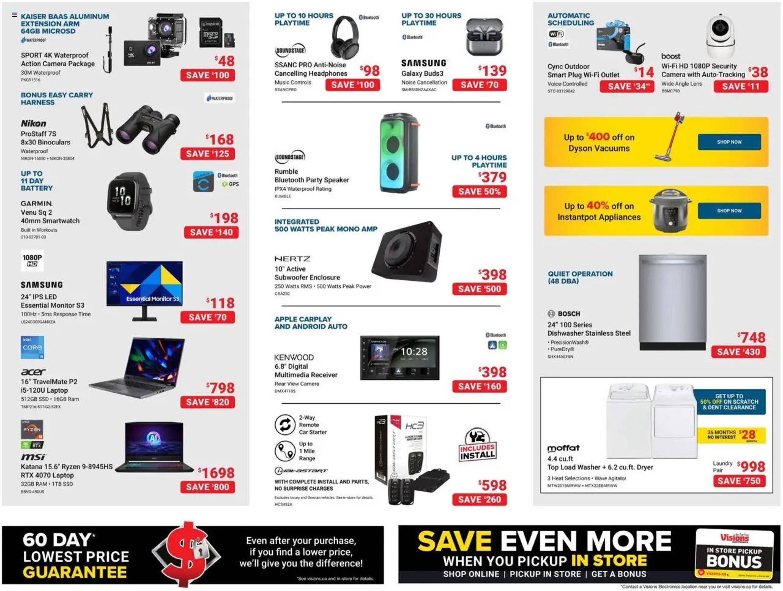 Visions Electronics flyer