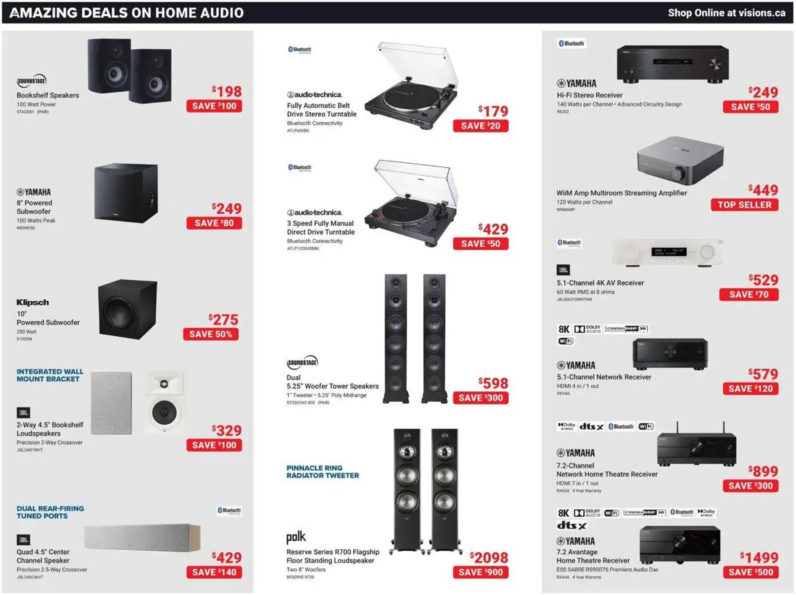 Visions Electronics flyer