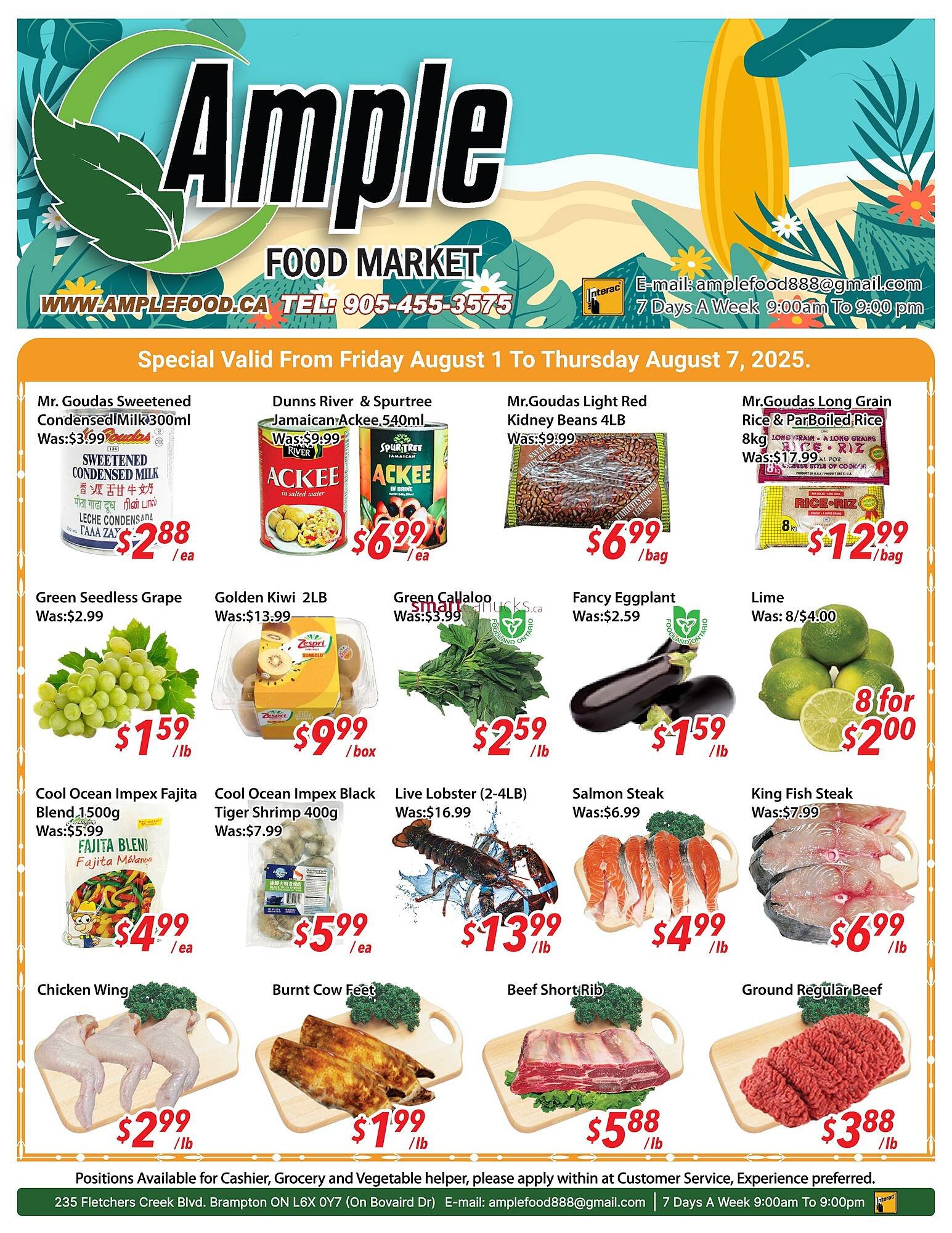 Ample Food Market flyer (2025-08-01 - 2025-08-07) | 1