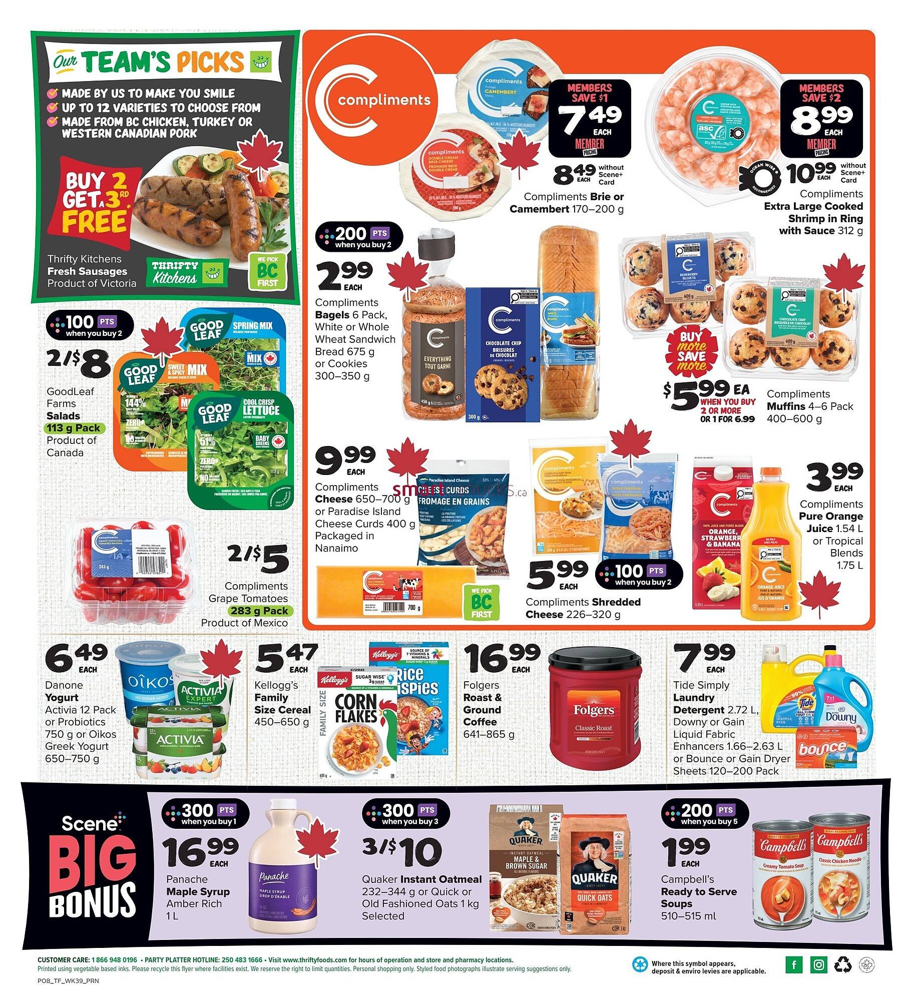 Thrifty Foods flyer