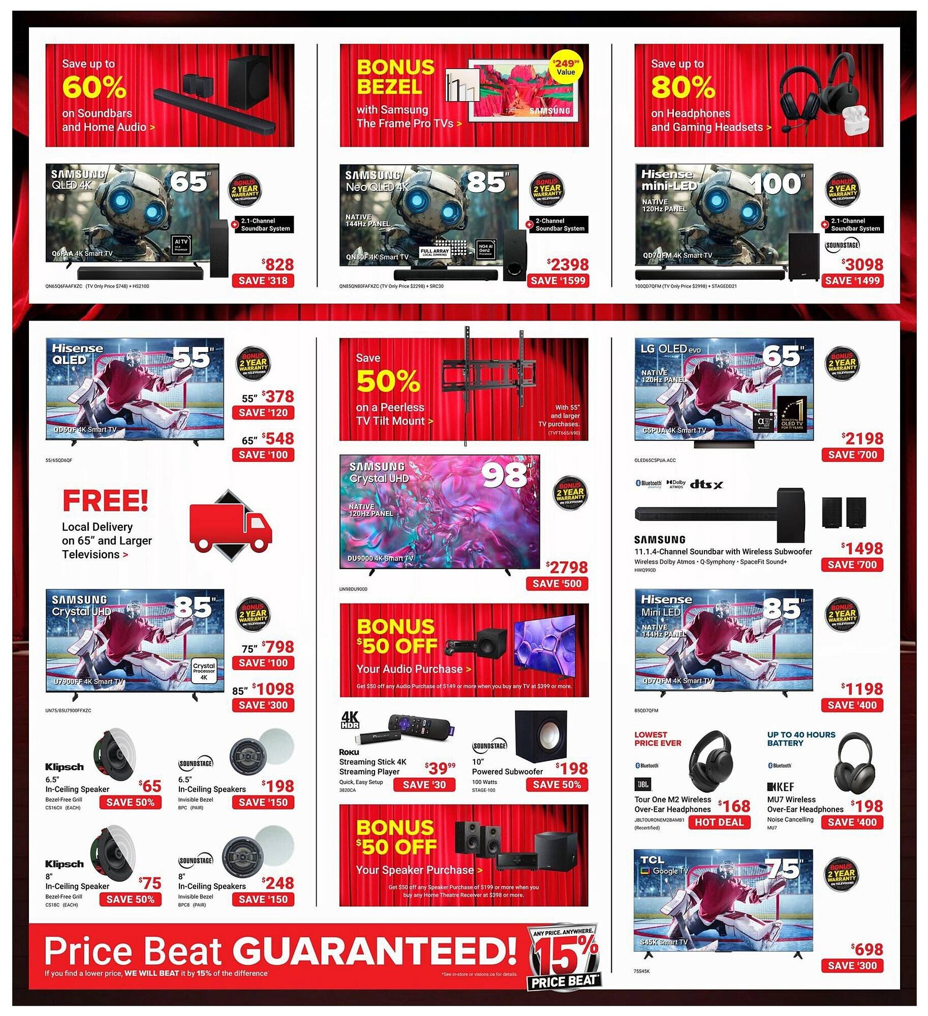 Visions Electronics flyer