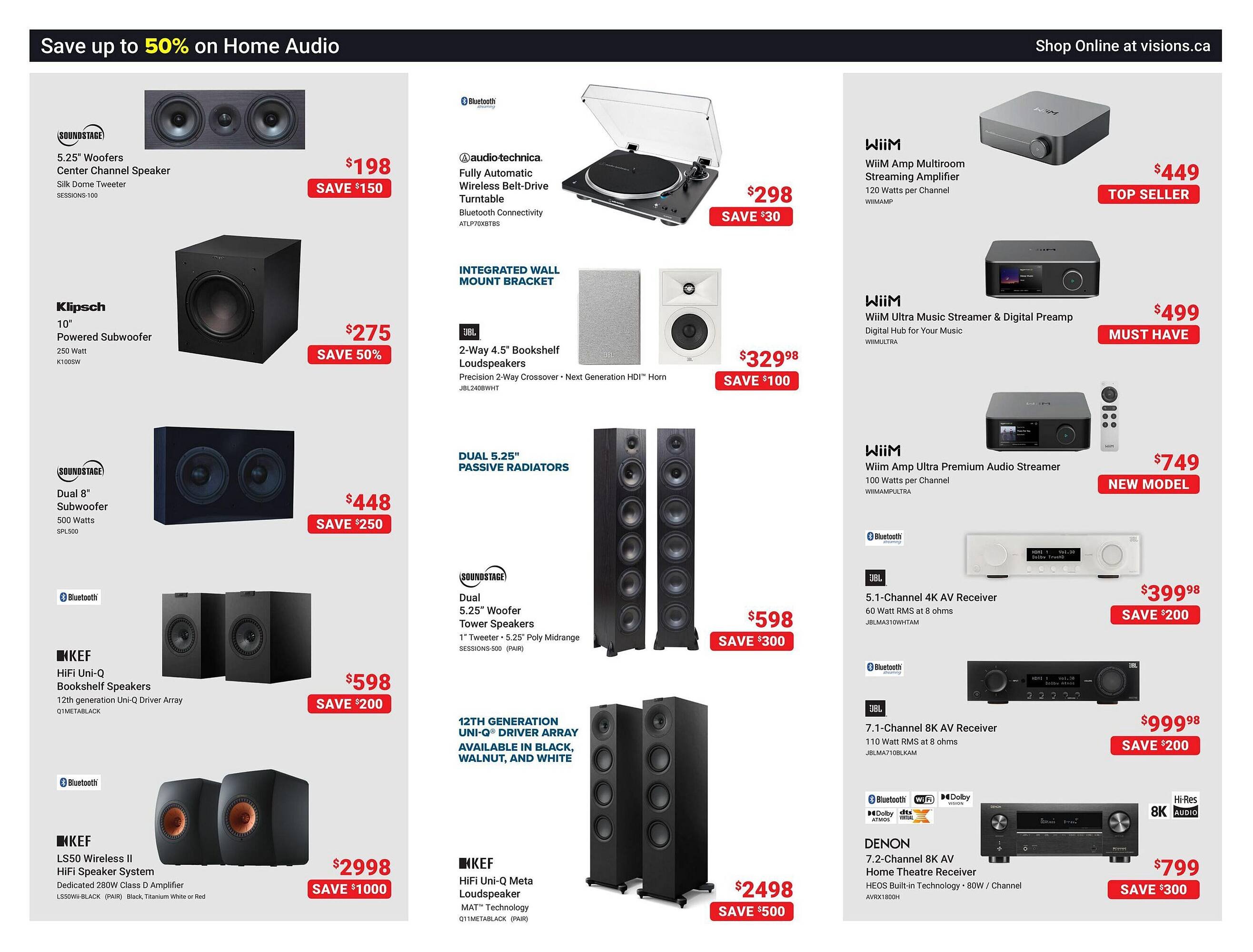Visions Electronics flyer