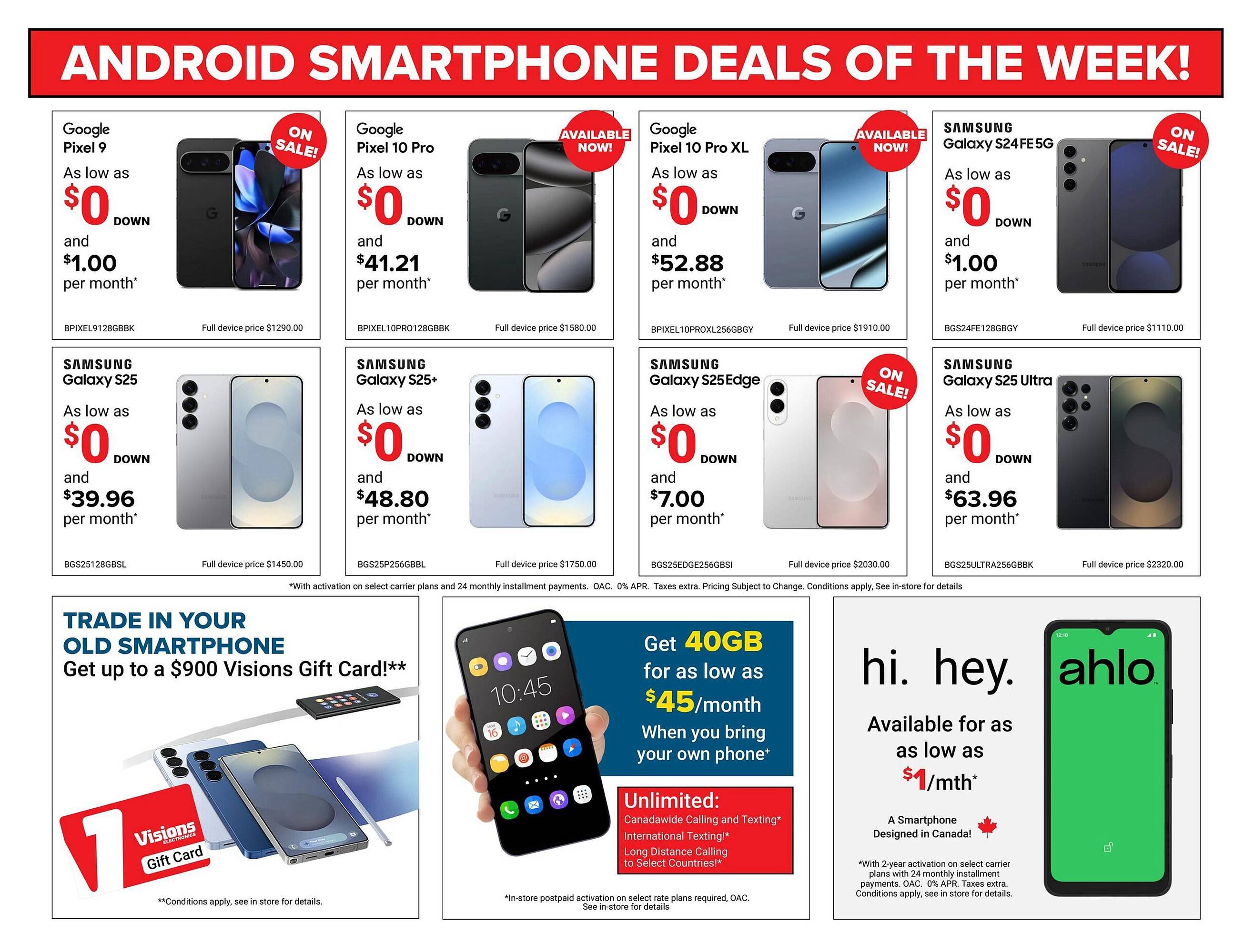 Visions Electronics flyer