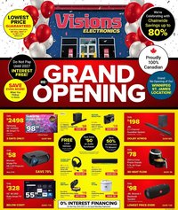 Visions Electronics flyer