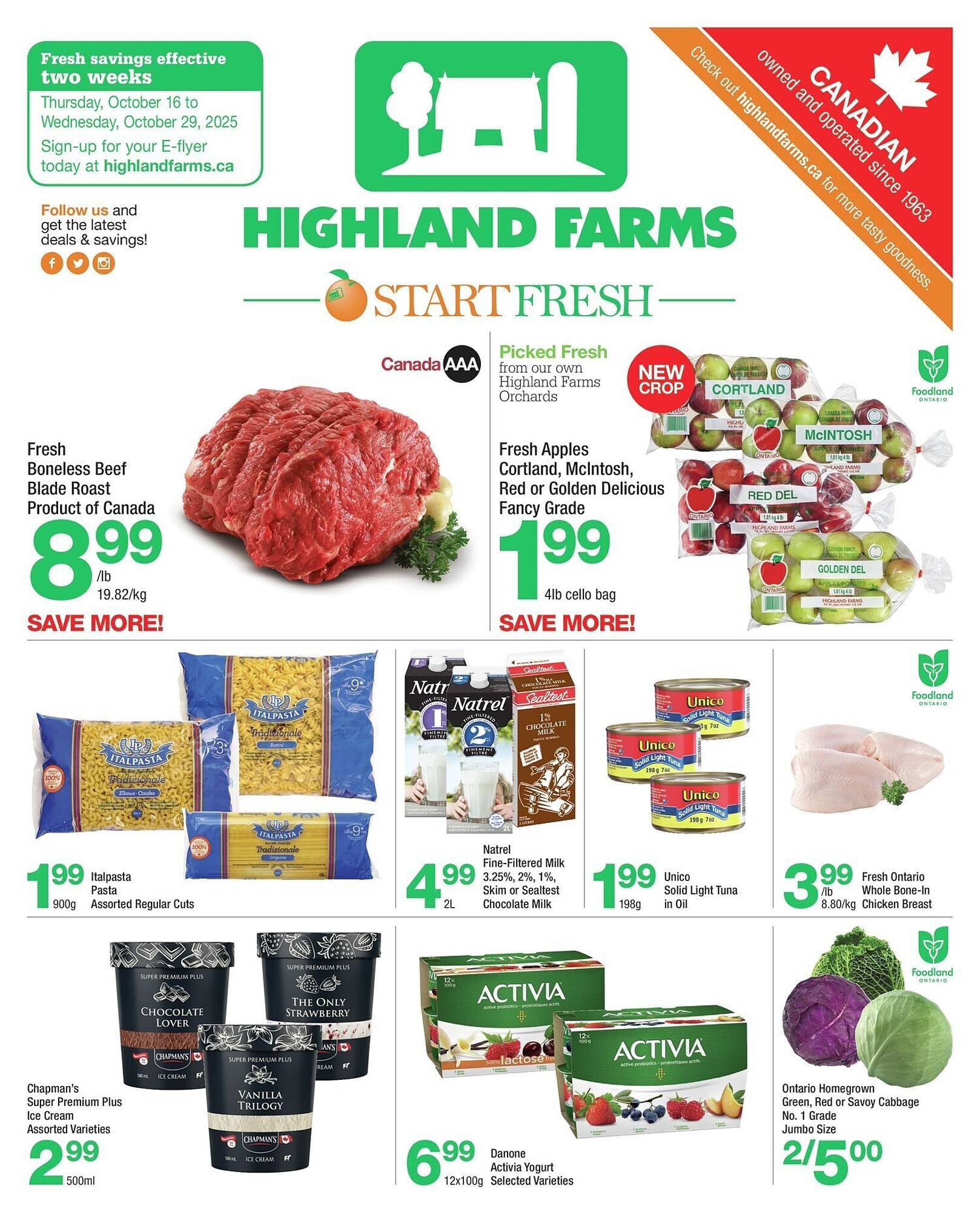 Highland Farms flyer (2025-10-21 - 2025-11-03) | 1