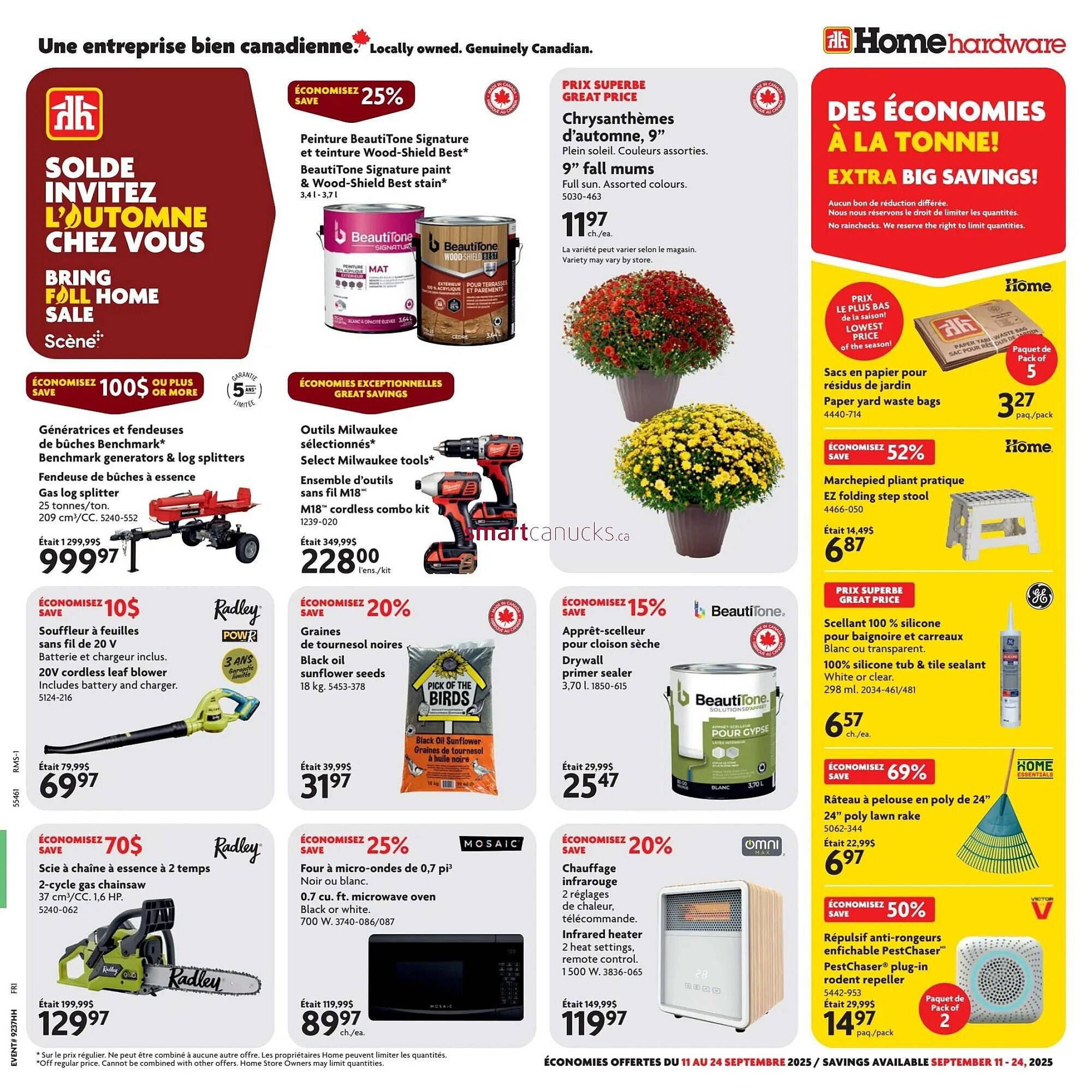 Home Hardware flyer (2025-09-11 - 2025-09-17) | 1