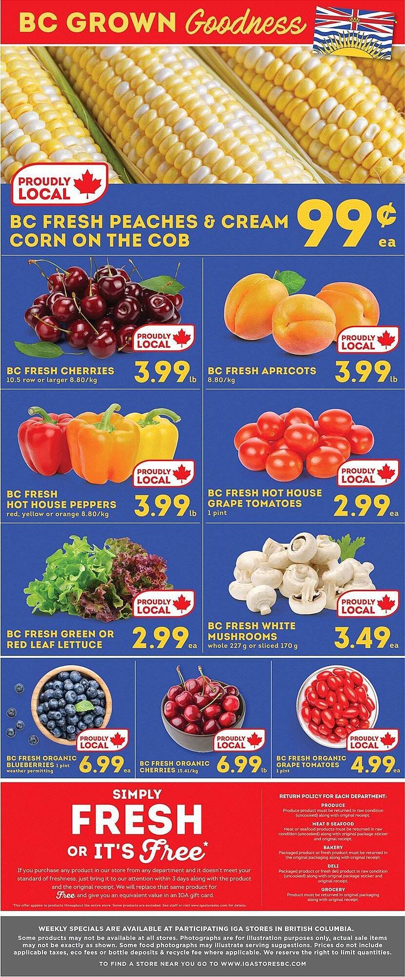 IGA flyer