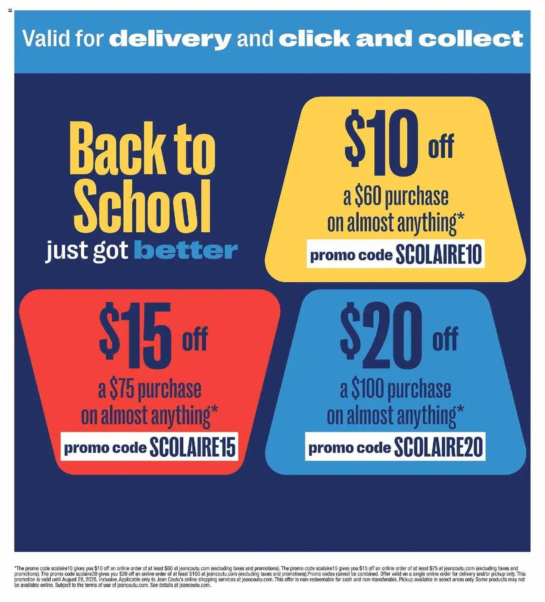 Jean Coutu flyer