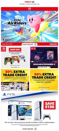 GameStop flyer