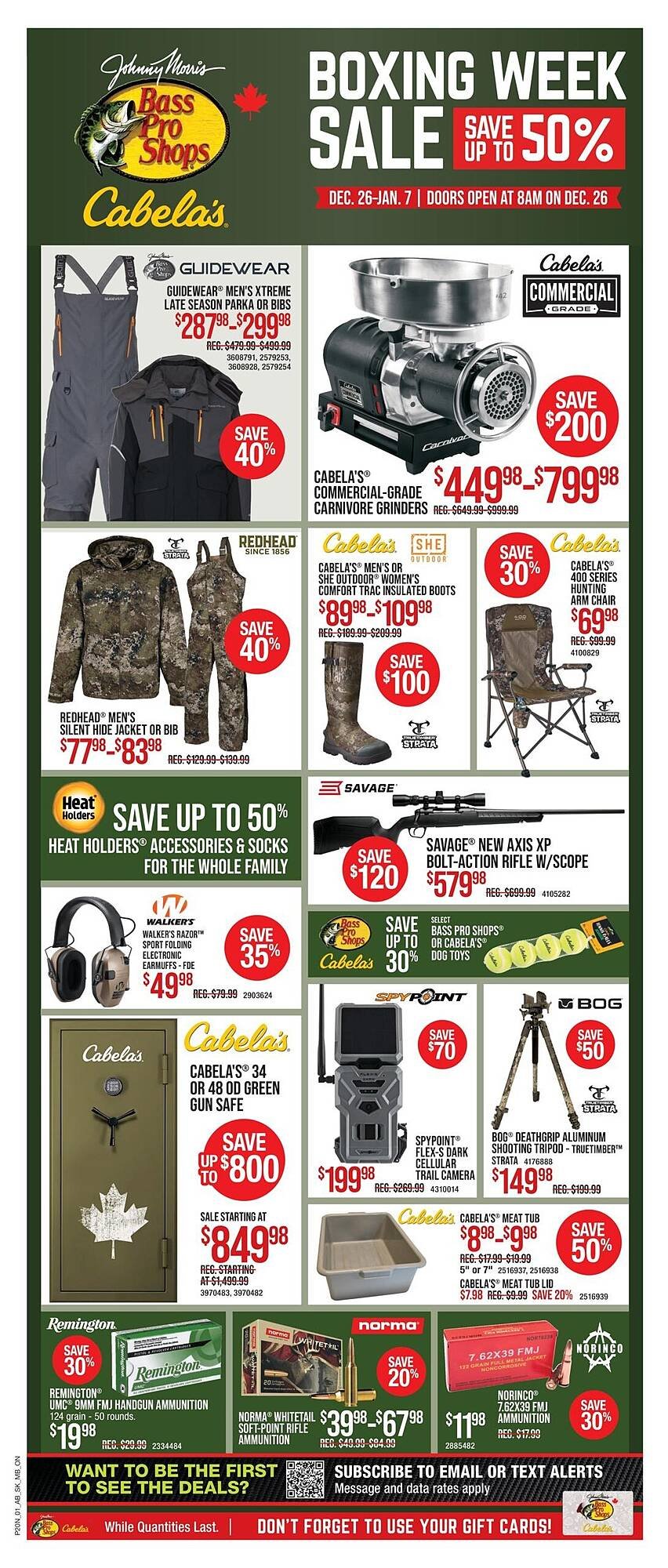 Bass Pro flyer (2025-12-26 - 2026-01-07) | 2