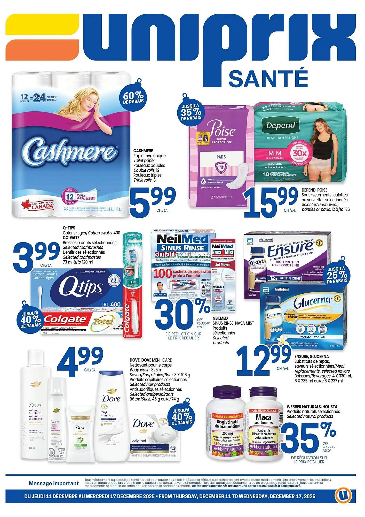 Uniprix flyer (2025-12-11 - 2025-12-17) | 1