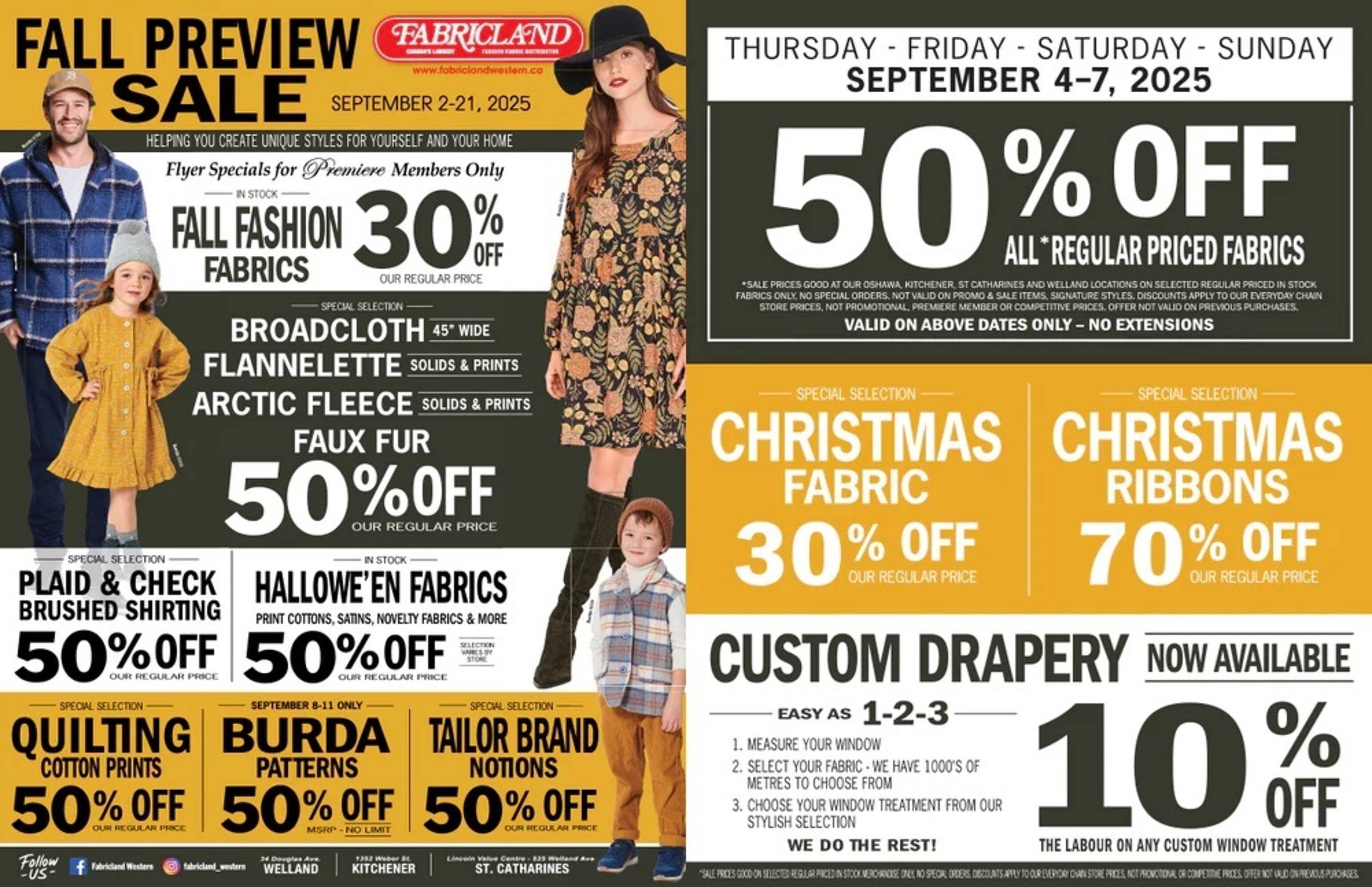 Fabricland flyer (2025-09-05 - 2025-09-11) | 1