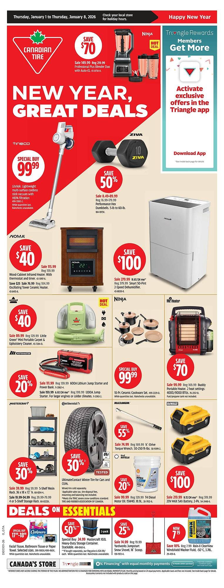 Canadian Tire flyer (2026-01-01 - 2026-01-08) | 1